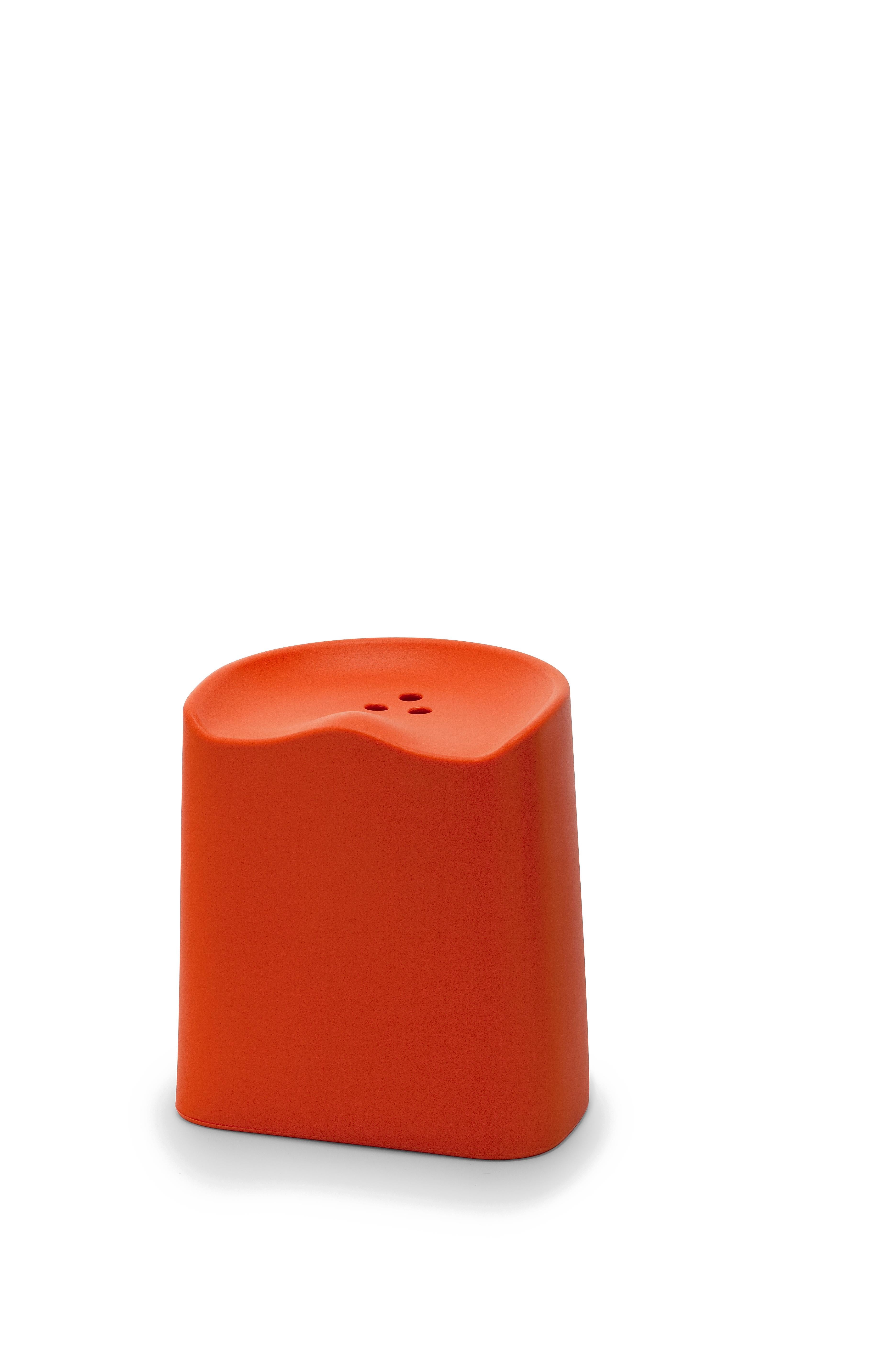 En vente : Orange (6351) Tabouret en forme de bouche Established &amp;amp; Sons par Estd Collection 2