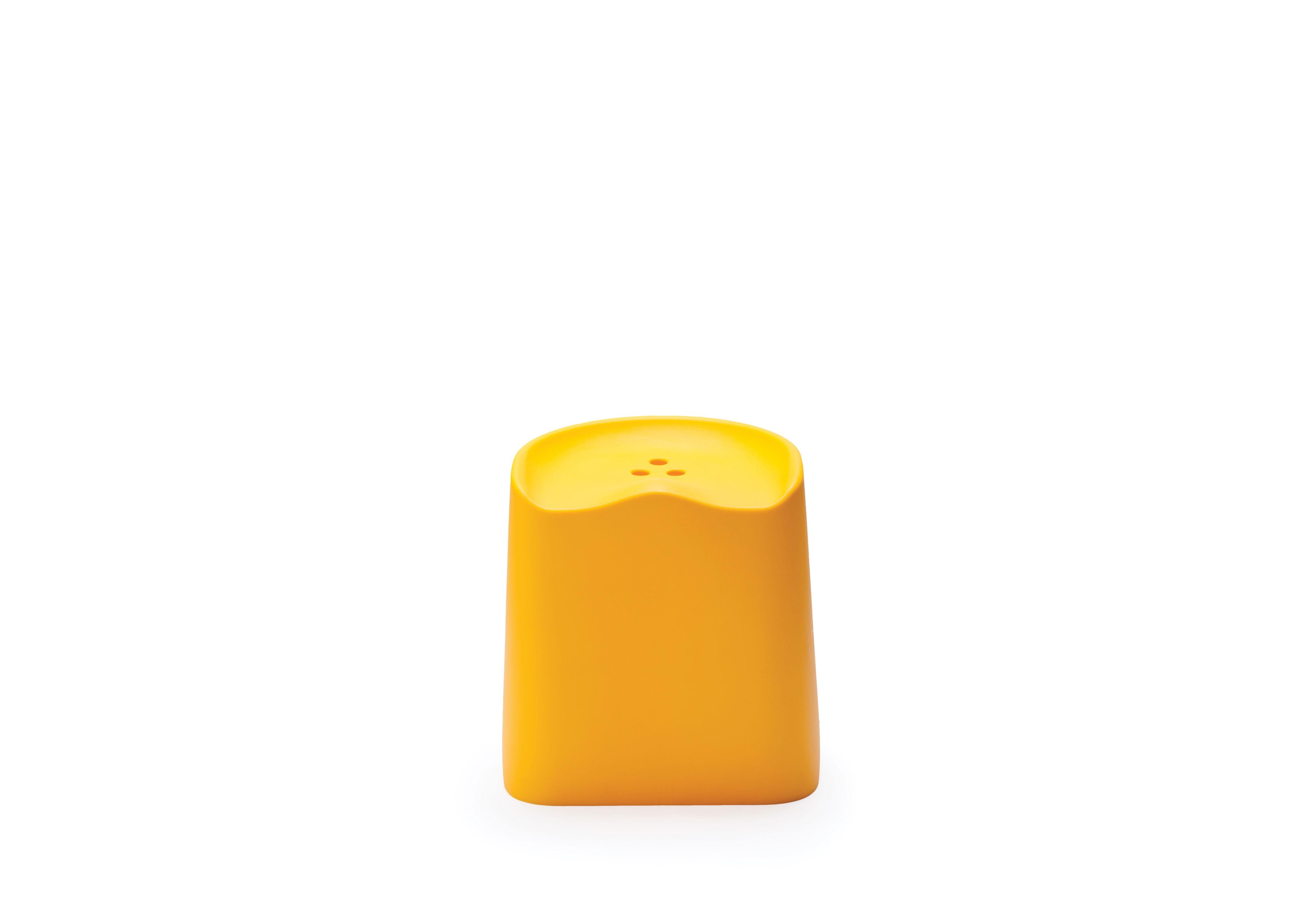 En vente : Yellow (6353) Tabouret en forme de bouche Established &amp;amp; Sons par Estd Collection