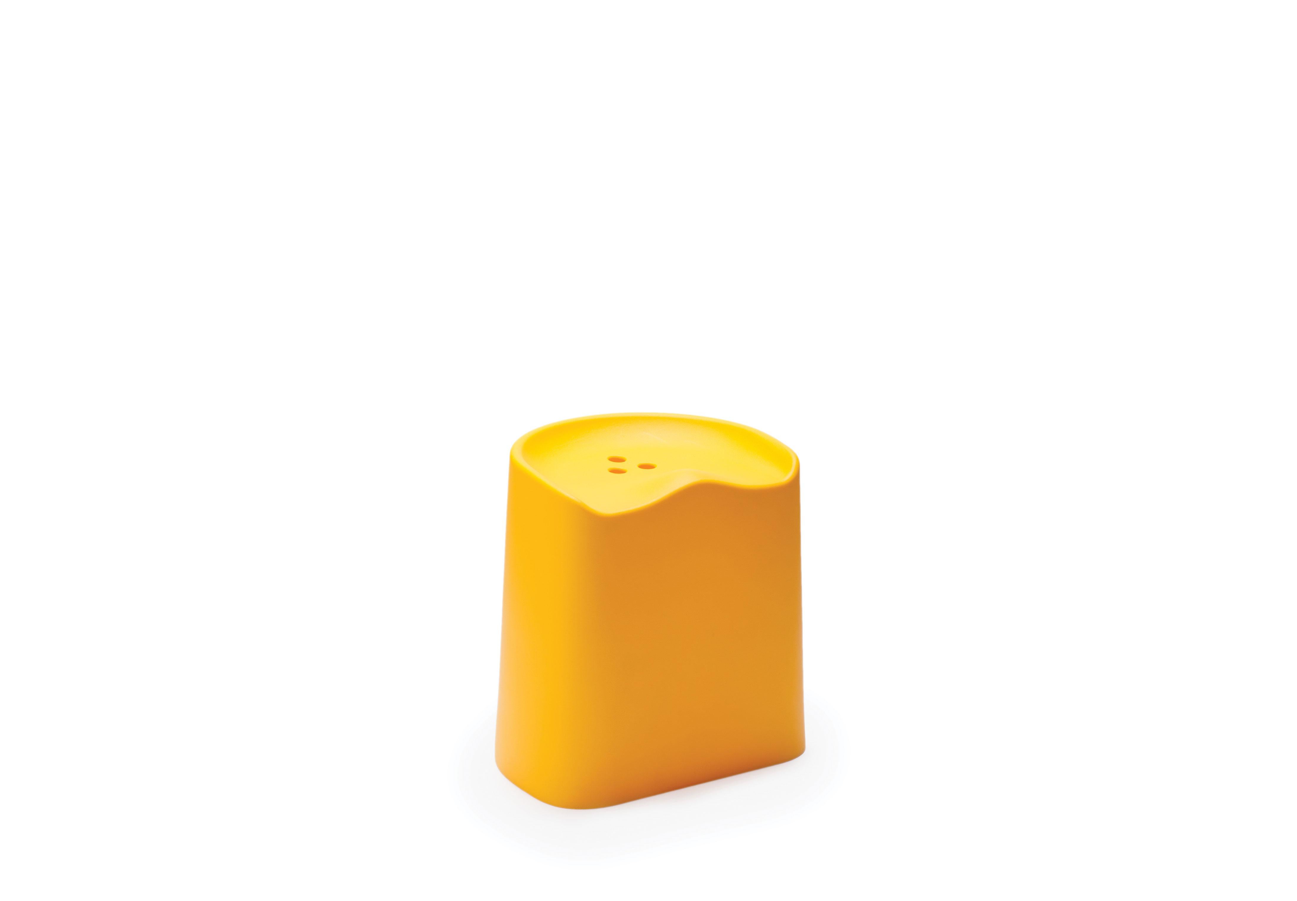 En vente : Yellow (6353) Tabouret en forme de bouche Established &amp;amp; Sons par Estd Collection 2