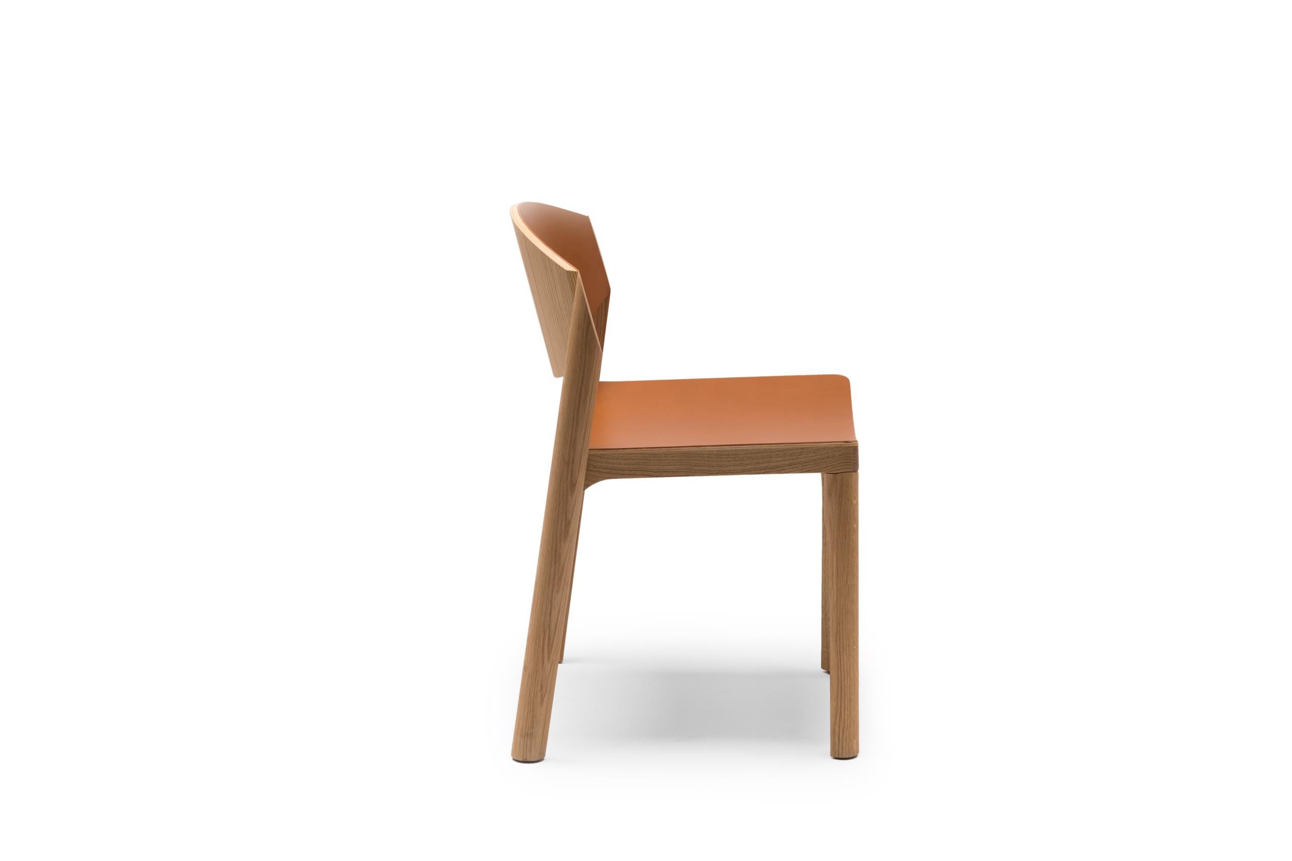 For Sale: Brown (6313) Established & Sons Mauro Chair by Mauro Pasquinelli 3