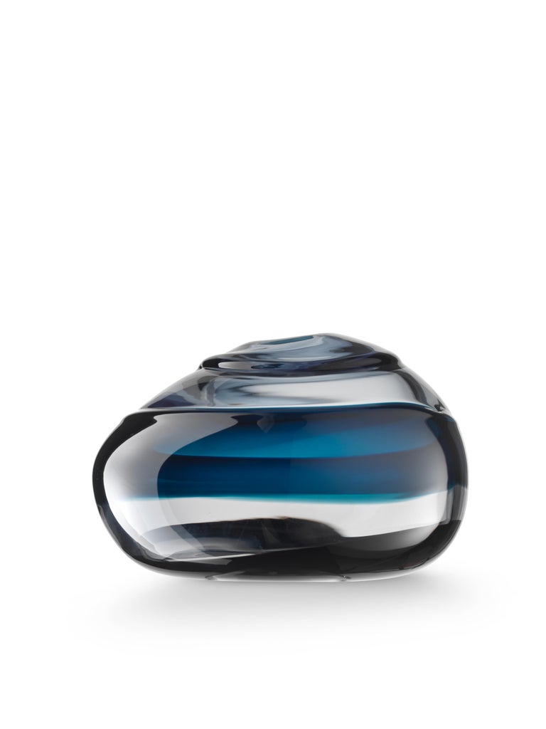 For Sale: Gray (02368) Sassi Bowl in Hand Blown Murano Glass by Luciano Gaspari