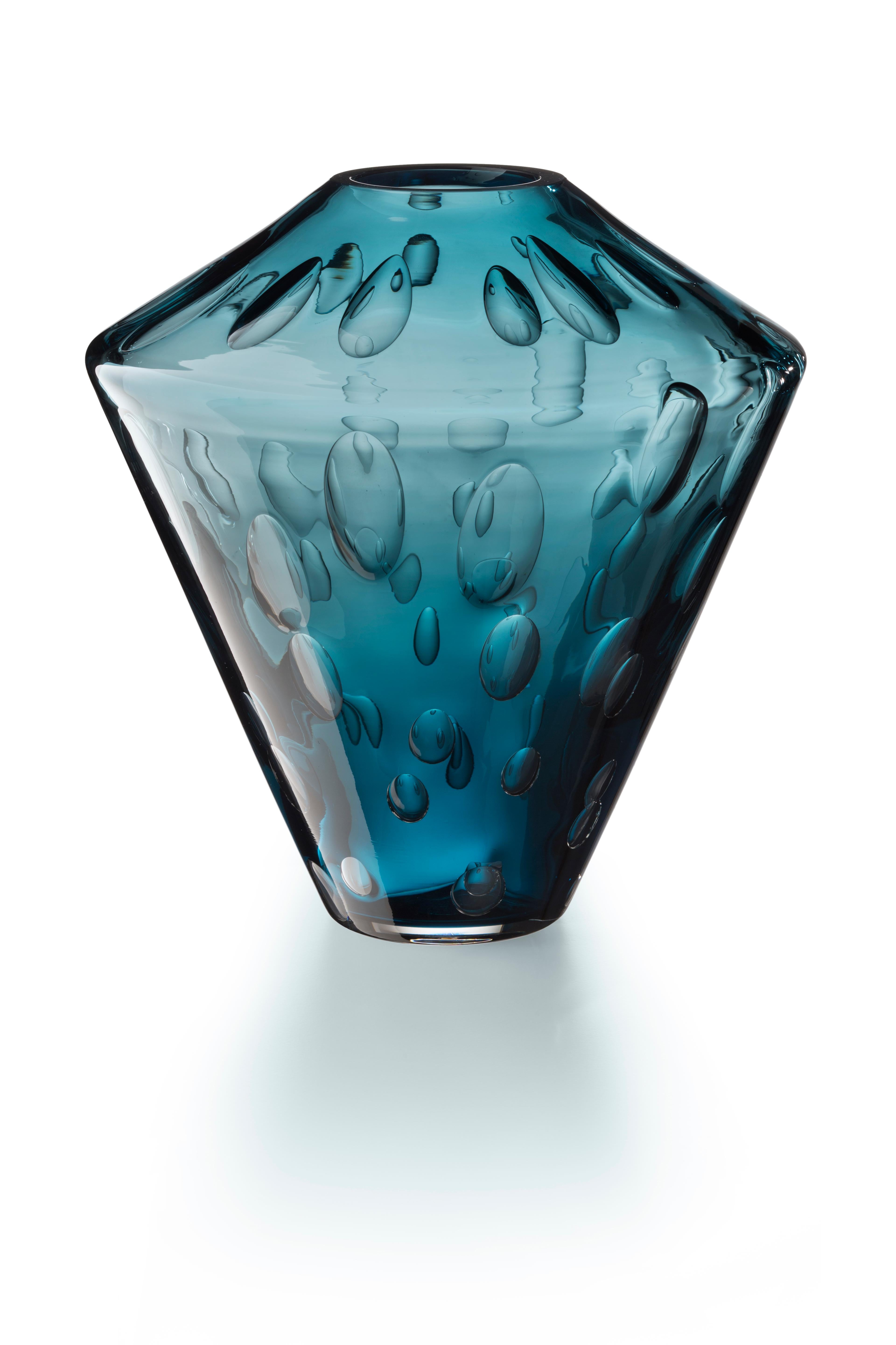Im Angebot: Mittlere Millebolle-Vasen aus Murano-Glas von Luca Nichetto, Green (01435)