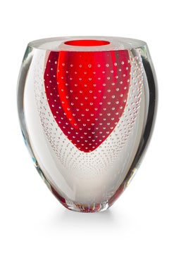 Vase Goccia di Pioggia aus Muranoglas von Christian Ghion