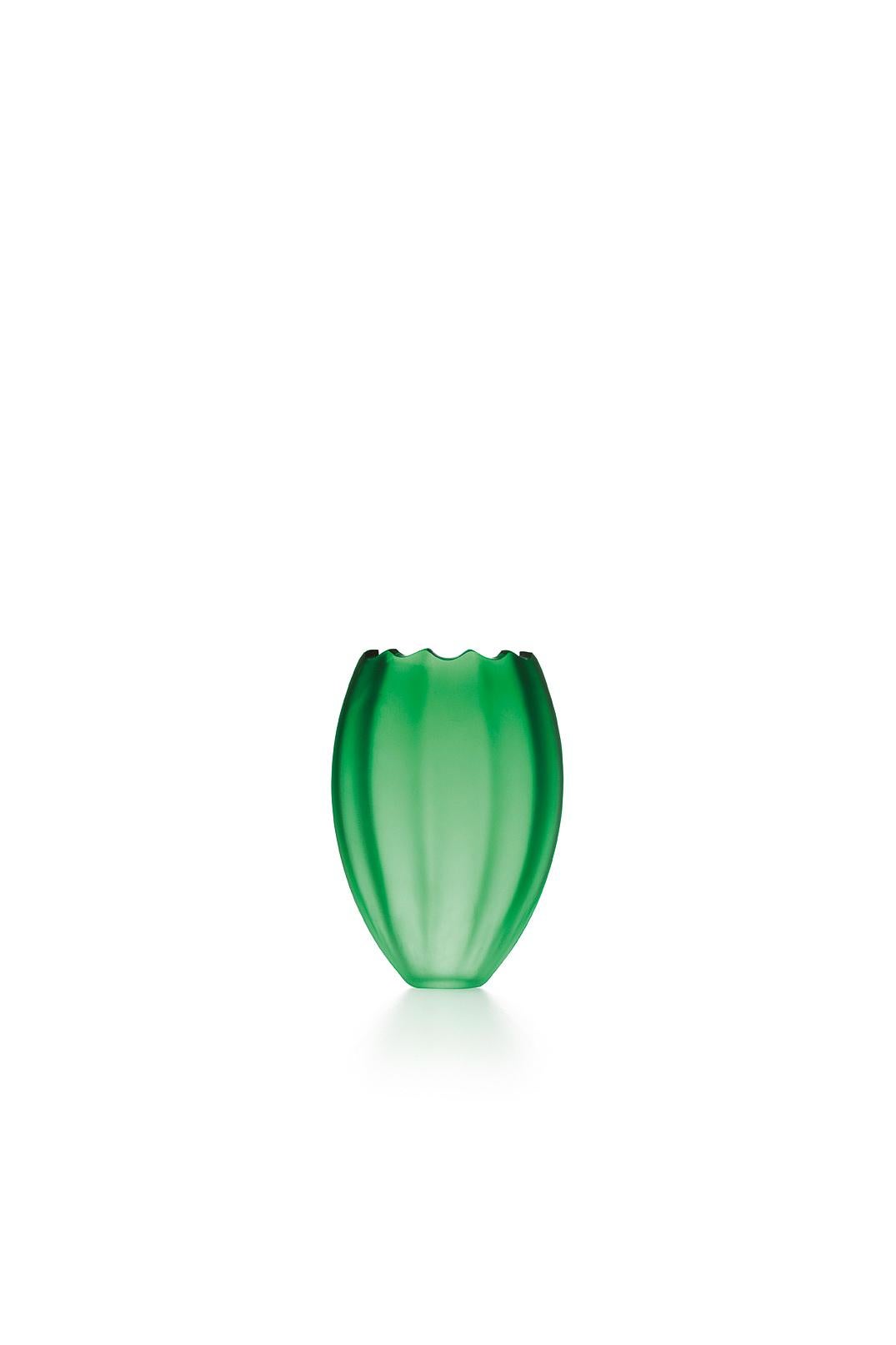 For Sale: Green (015VE00SS) Small Mare Nassa Satinato in Murano Glass by Davide Bruno
