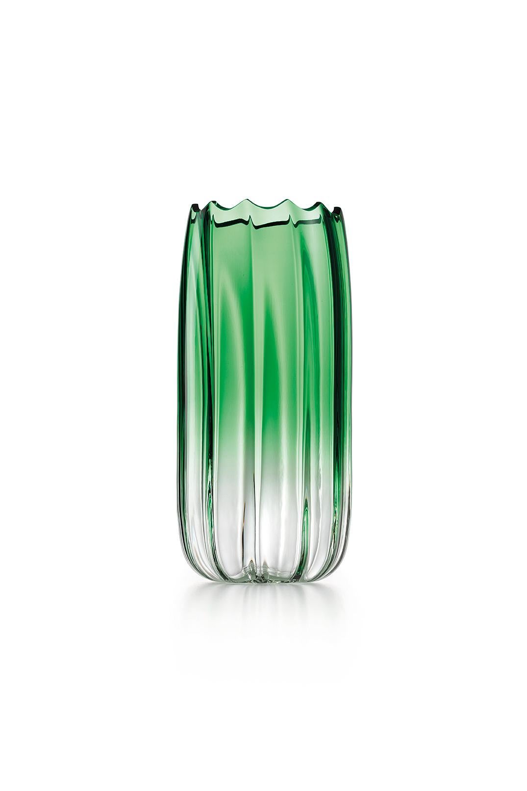 Green (016VE00SL) Large Mare Fonda Lucido in Murano Glass by Davide Bruno
