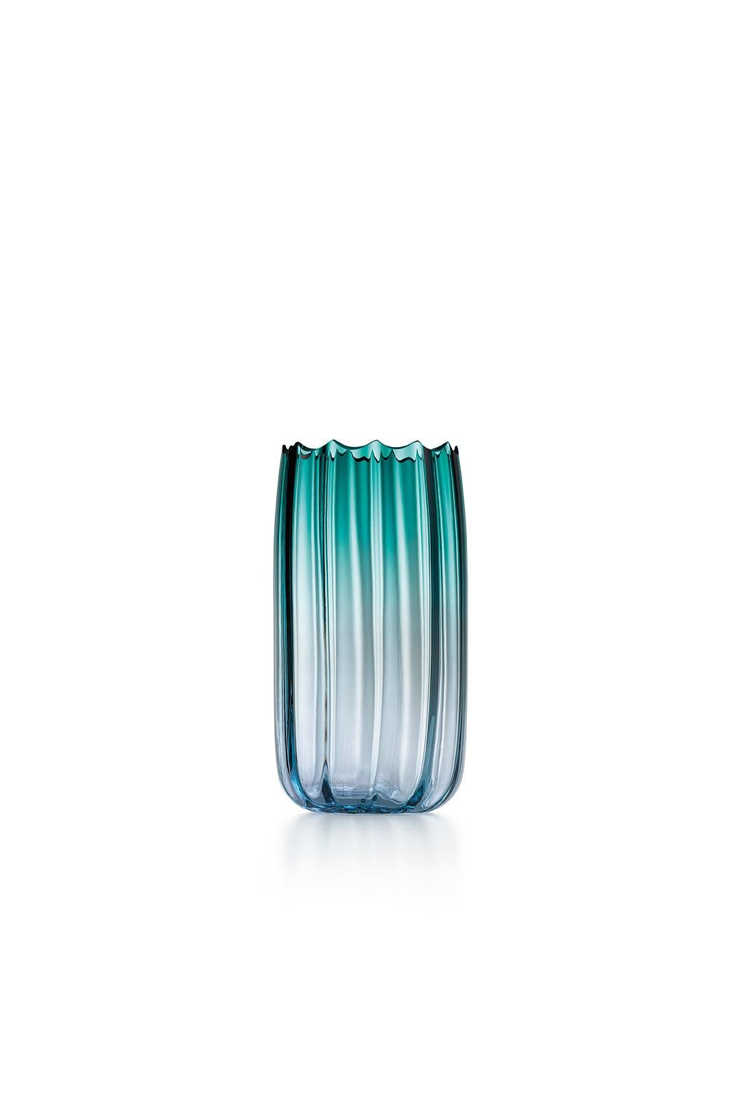 Green (016VPALLS) Small Mare Fonda Lucido in Murano Glass by Davide Bruno