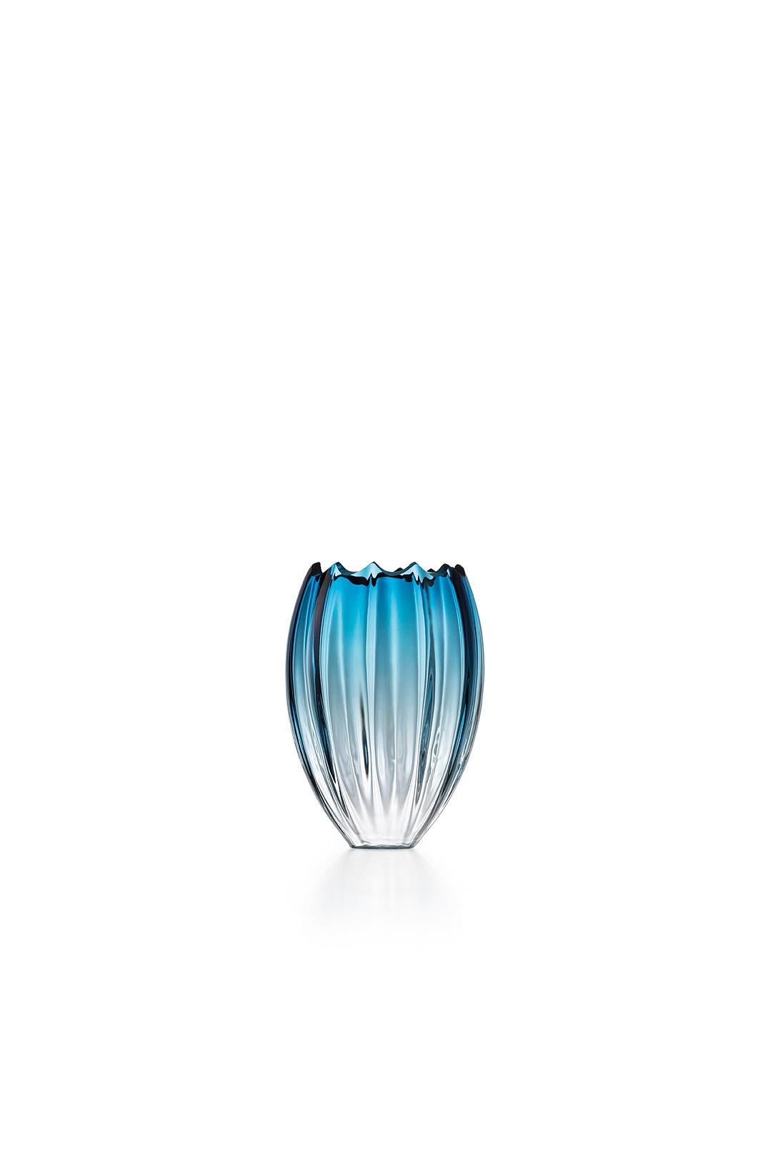 Blue (015BS00LS) Small Mare Nassa Lucido in Murano Glass by Davide Bruno