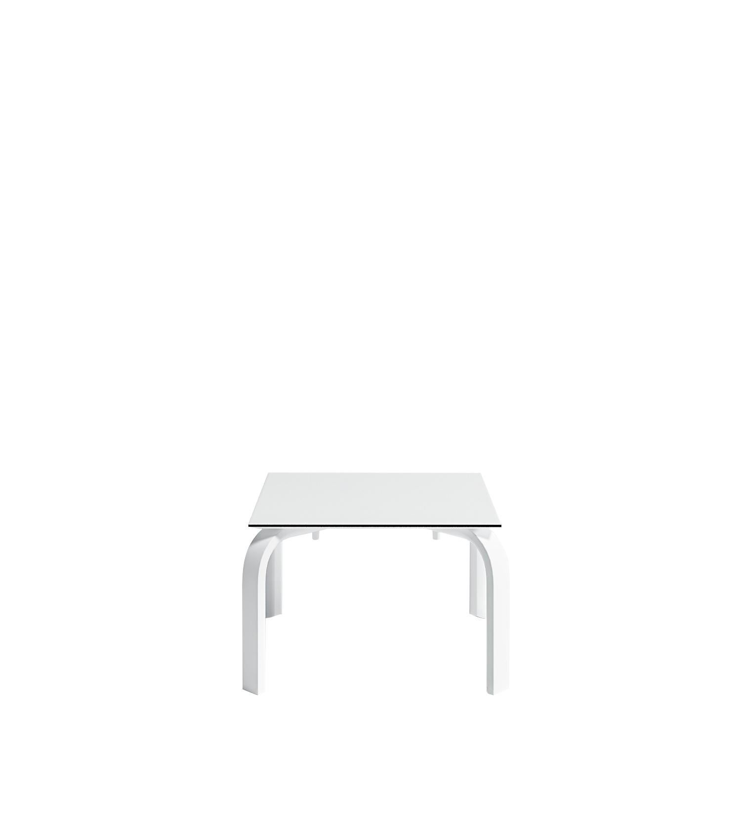 For Sale: White (RAL9016.jpg) Gandia Blasco Stack Chaise Longue Side Table by Borja Garcia 2