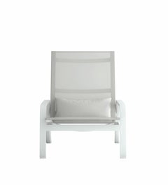 Gandia Blasco Stack High Back Lounge Chair in Aluminum by Borja Garcia