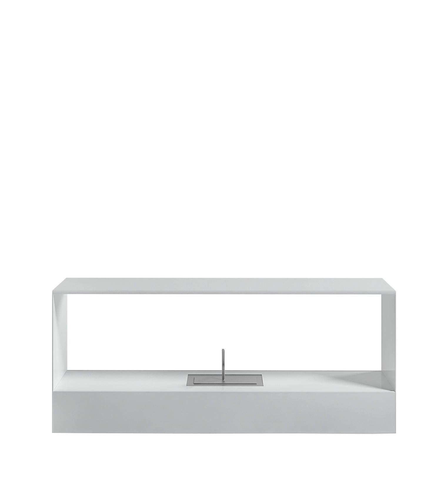 For Sale: White (RAL9016.jpg) Gandia Blasco Lighting Llar Fireplace 3 by Borja García 2