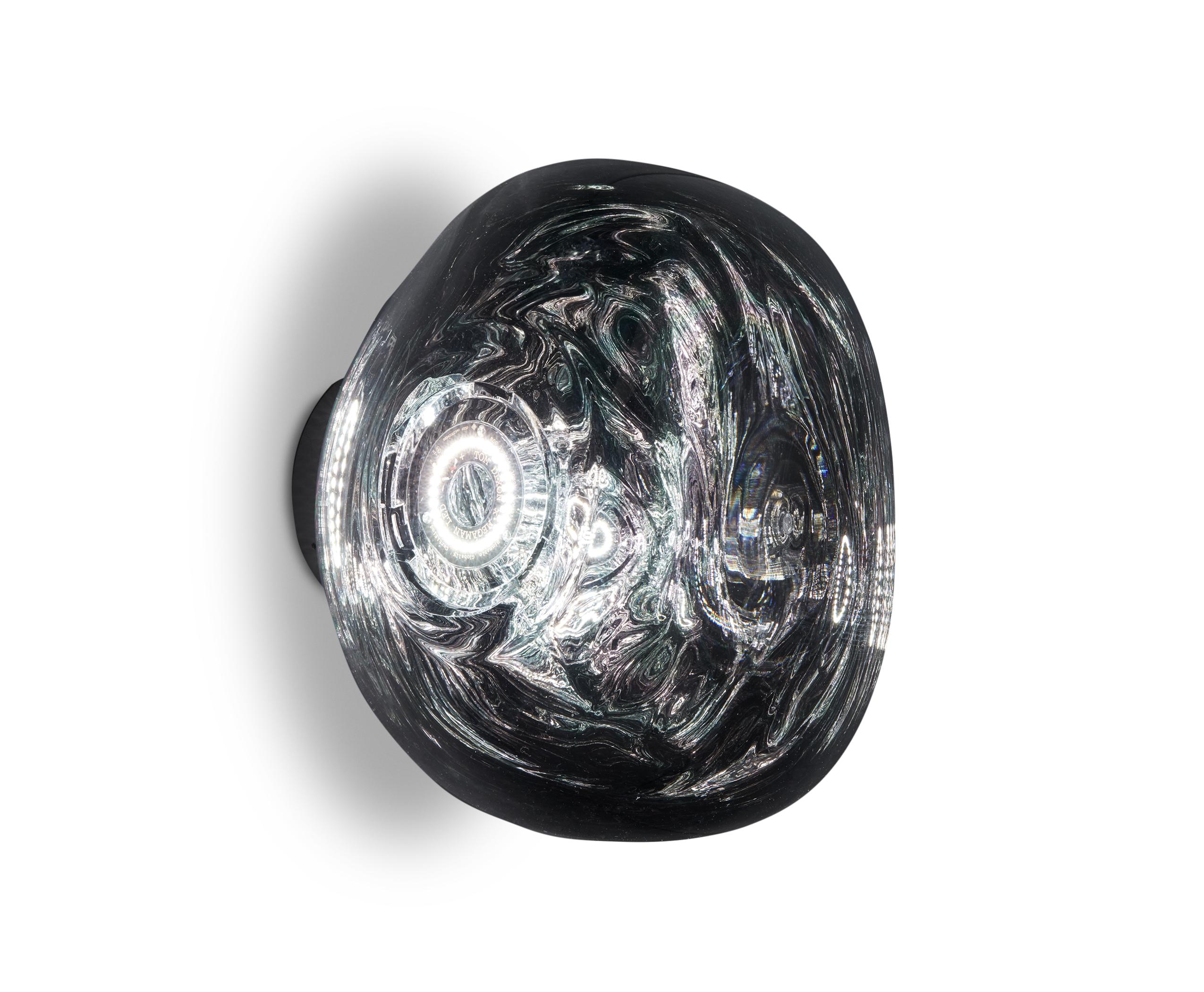 Im Angebot: Melt Mini LED-Oberflächenleuchte von Tom Dixon, Gray (melt chrome.jpg) 4