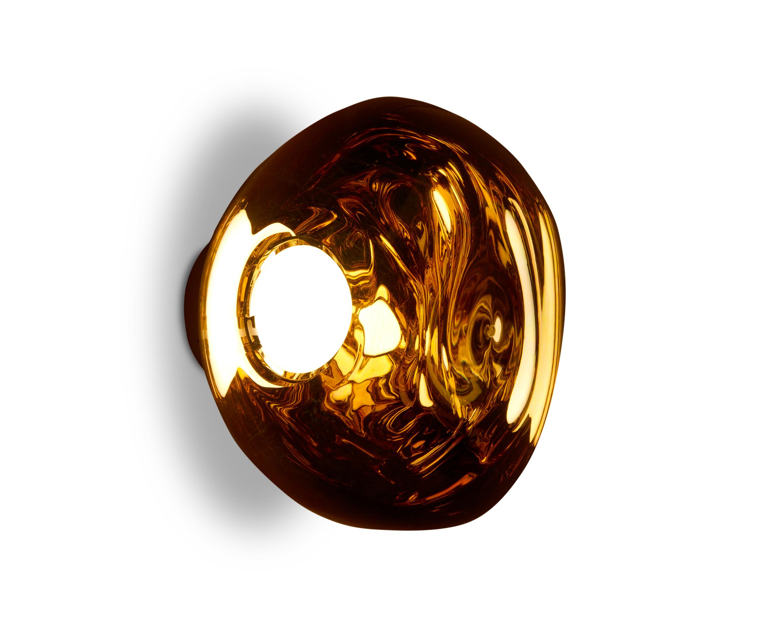 Im Angebot: Melt Mini LED-Oberflächenleuchte von Tom Dixon, Gold (melt gold.jpg) 3