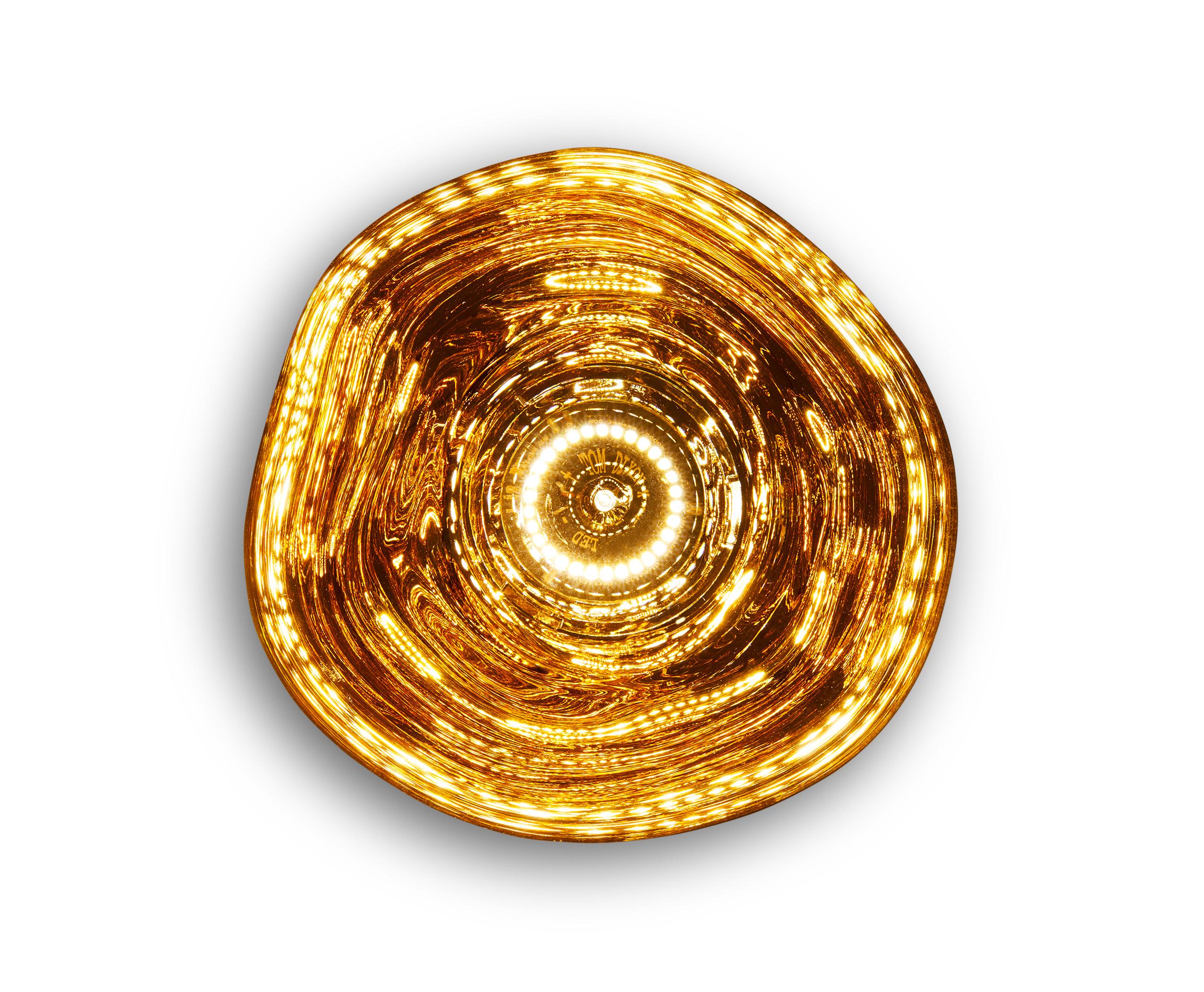Im Angebot: Melt Mini LED-Oberflächenleuchte von Tom Dixon, Gold (melt gold.jpg) 2