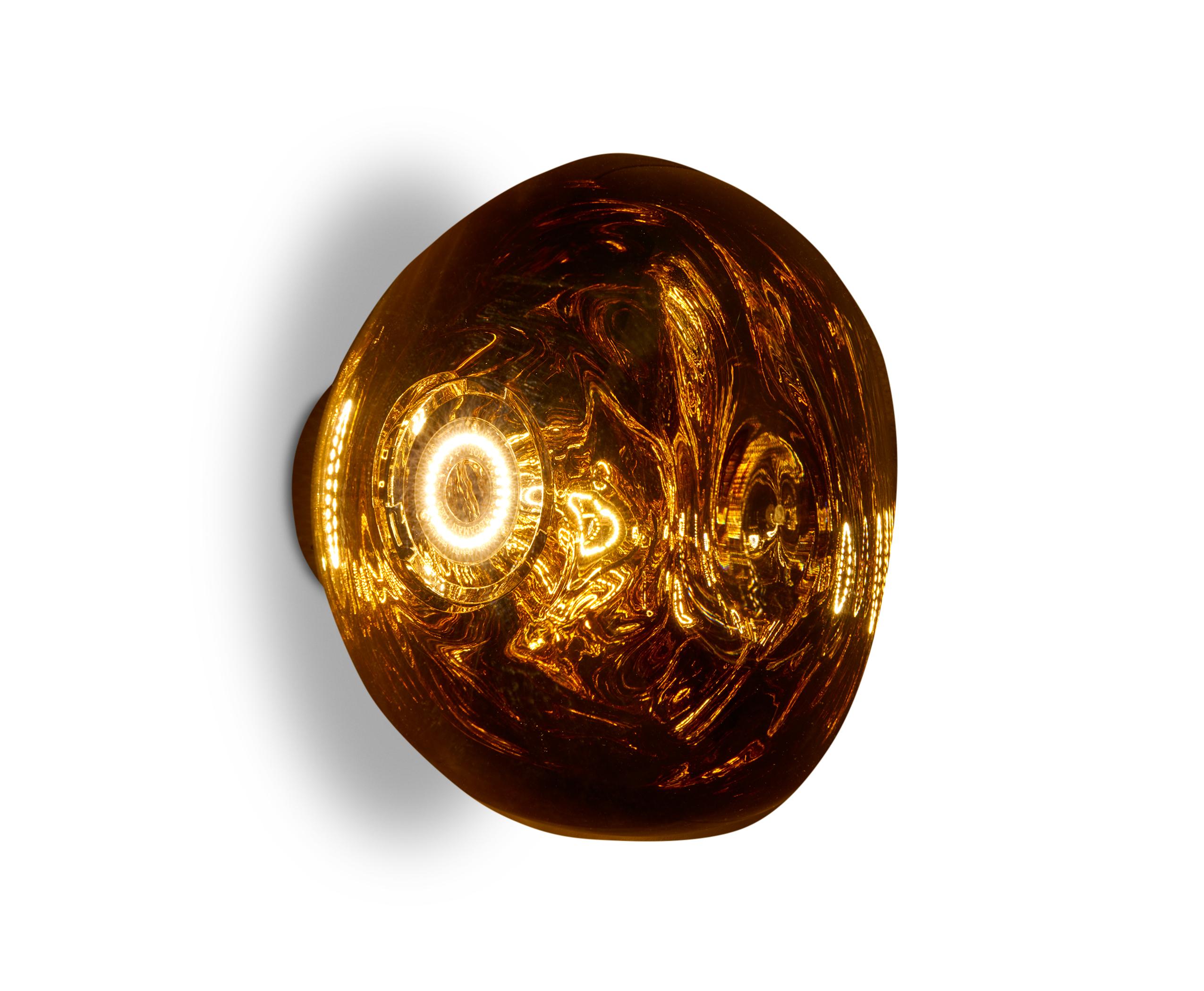Im Angebot: Melt Mini LED-Oberflächenleuchte von Tom Dixon, Gold (melt gold.jpg) 4