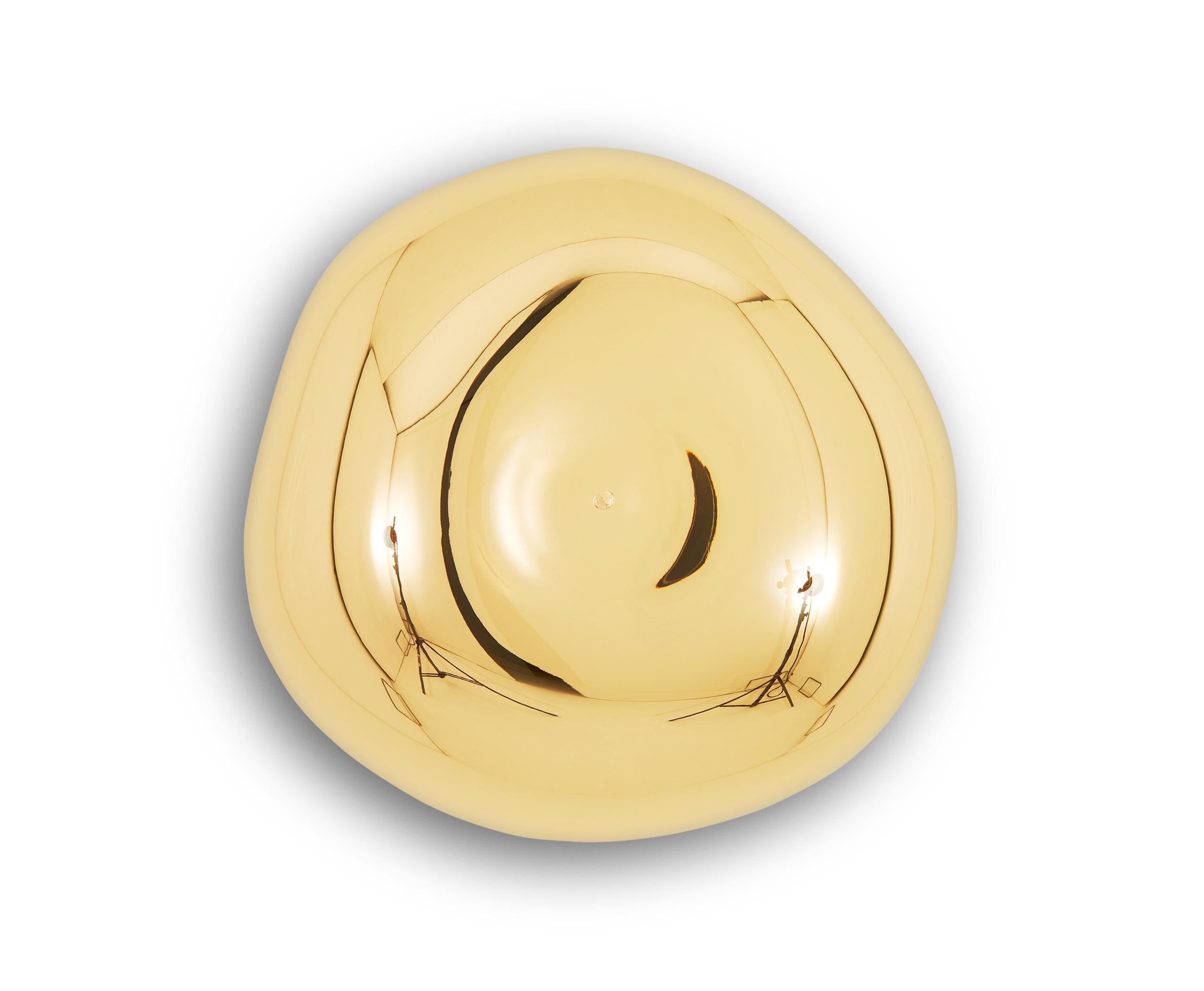 Im Angebot: Melt Mini LED-Oberflächenleuchte von Tom Dixon, Gold (melt gold.jpg) 7