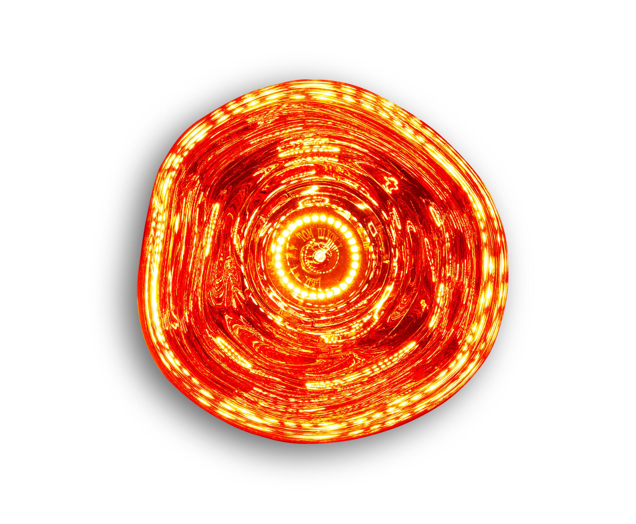 Im Angebot: Melt Mini LED-Oberflächenleuchte von Tom Dixon, Red (melt copper.jpg) 2