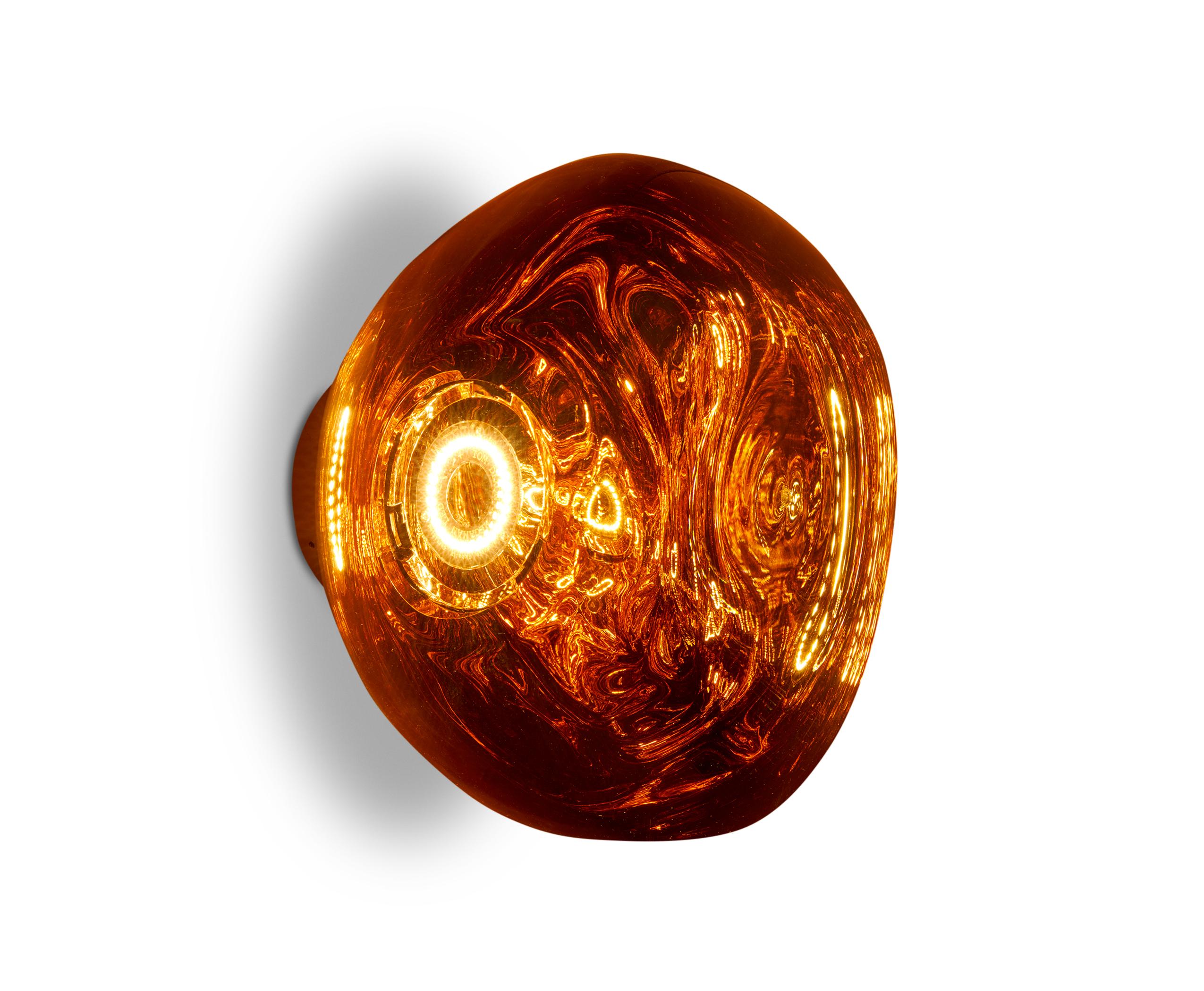 Im Angebot: Melt Mini LED-Oberflächenleuchte von Tom Dixon, Red (melt copper.jpg) 3