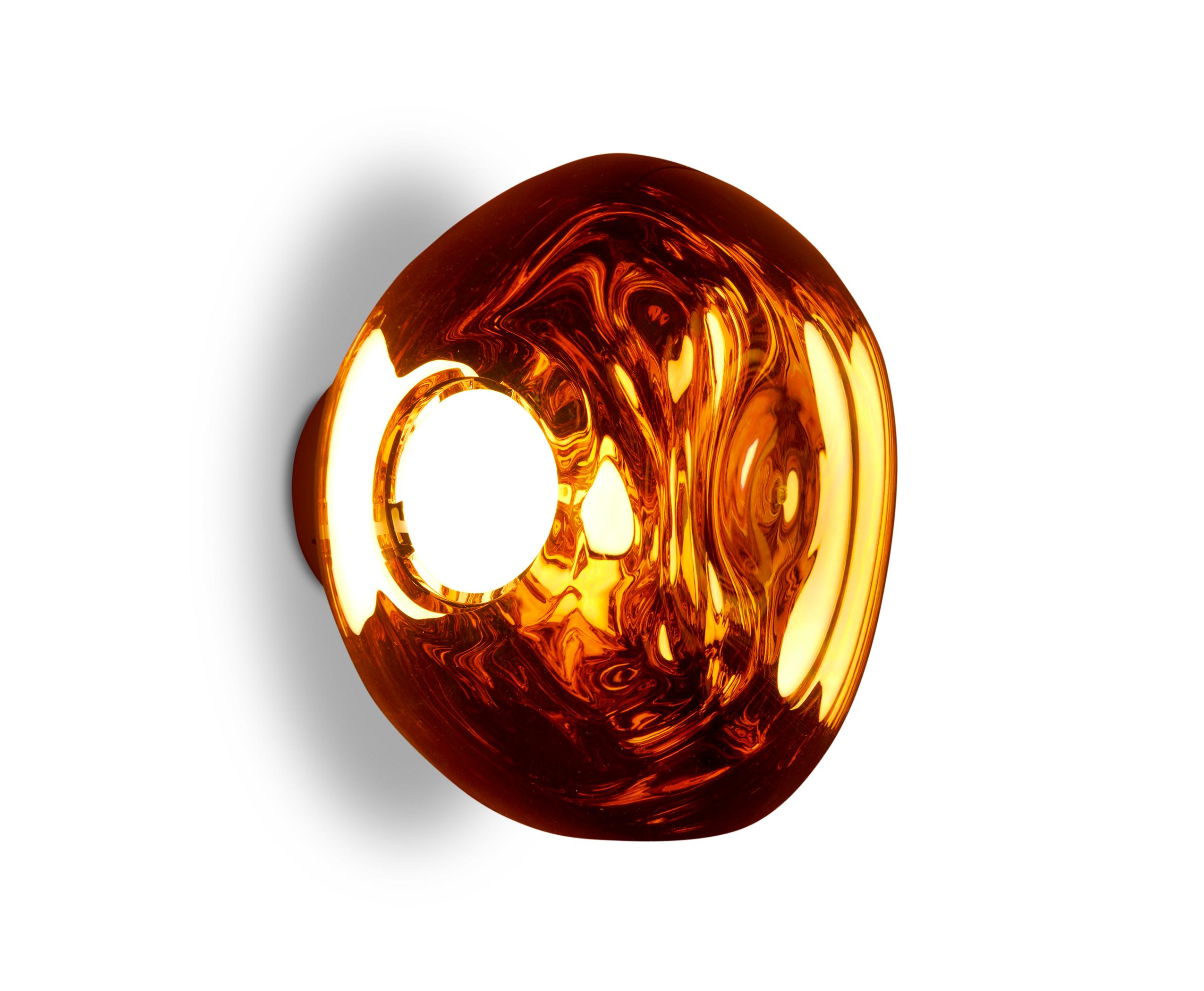 Im Angebot: Melt Mini LED-Oberflächenleuchte von Tom Dixon, Red (melt copper.jpg) 4