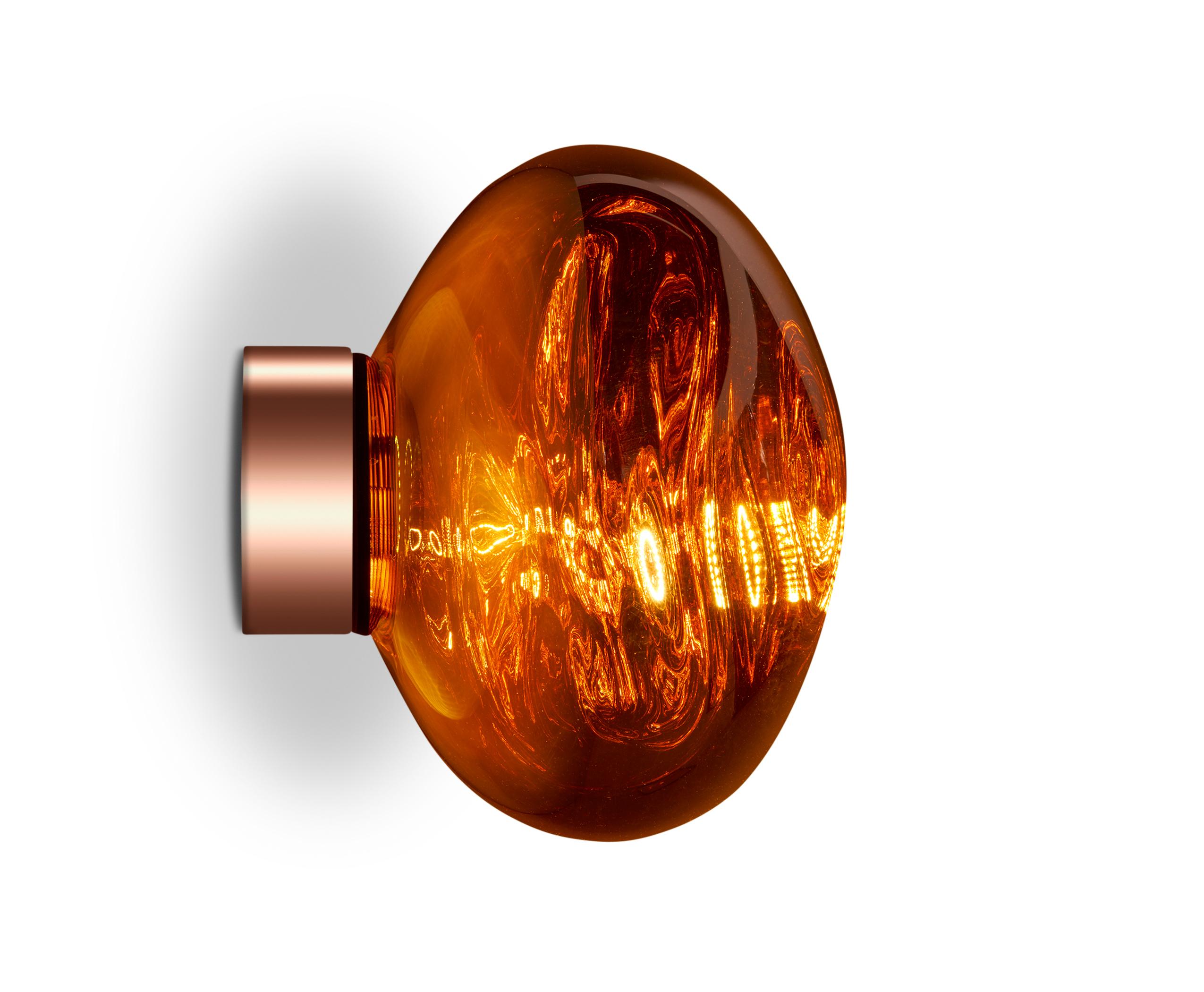 Im Angebot: Melt Mini LED-Oberflächenleuchte von Tom Dixon, Red (melt copper.jpg) 6