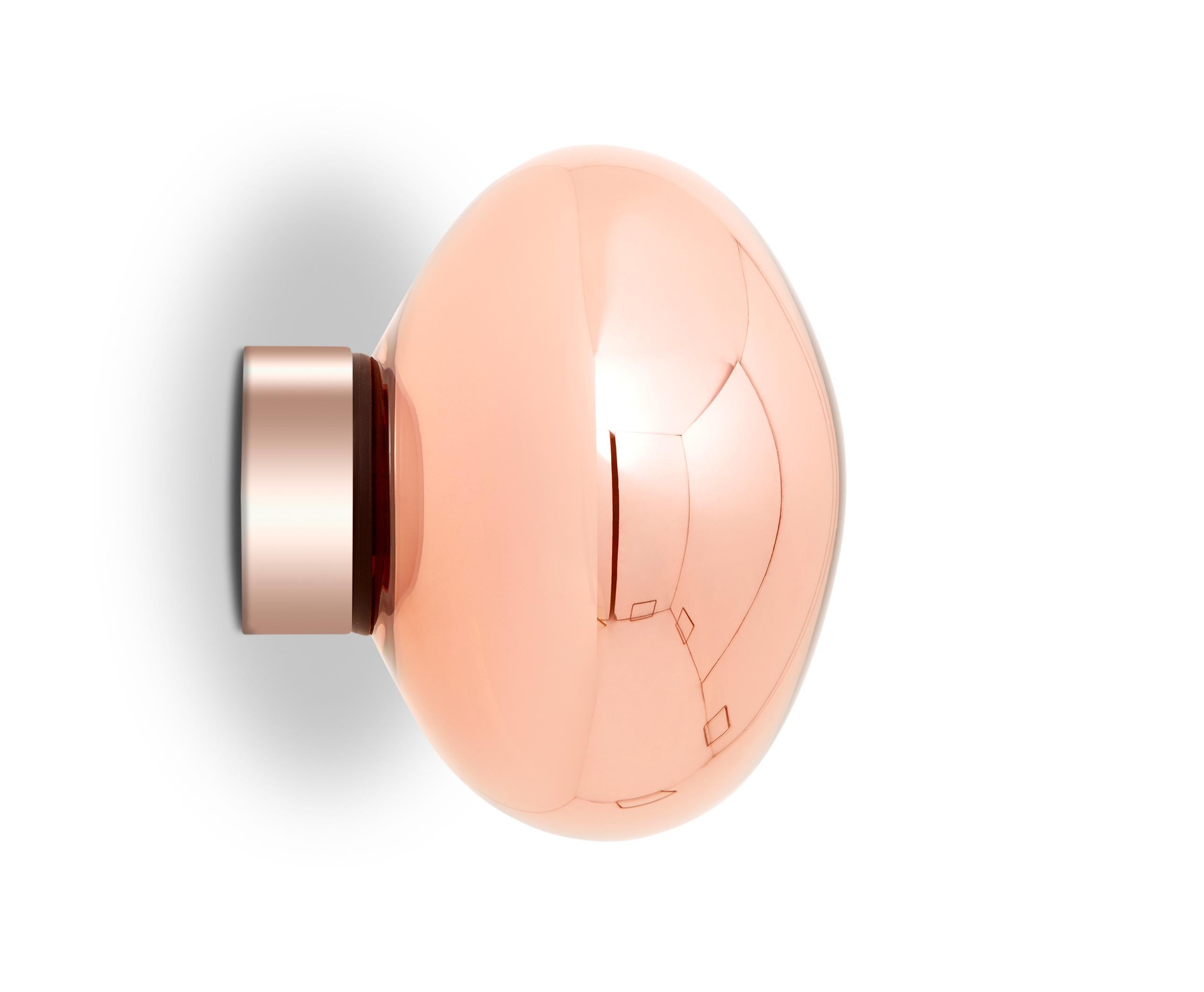 Im Angebot: Melt Mini LED-Oberflächenleuchte von Tom Dixon, Red (melt copper.jpg) 7