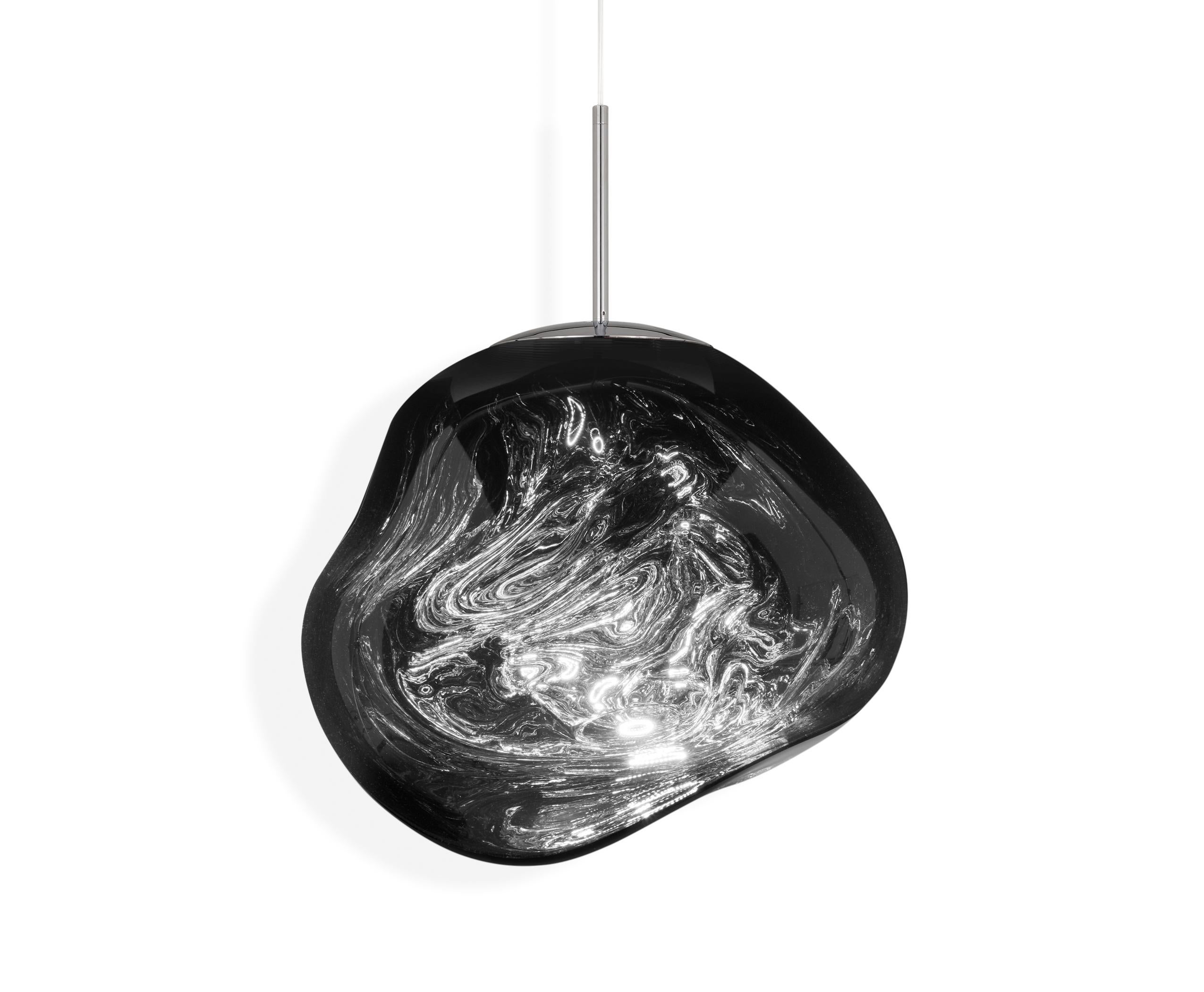 For Sale: Gray (melt chrome.jpg) Melt LED Pendant Light by Tom Dixon 2