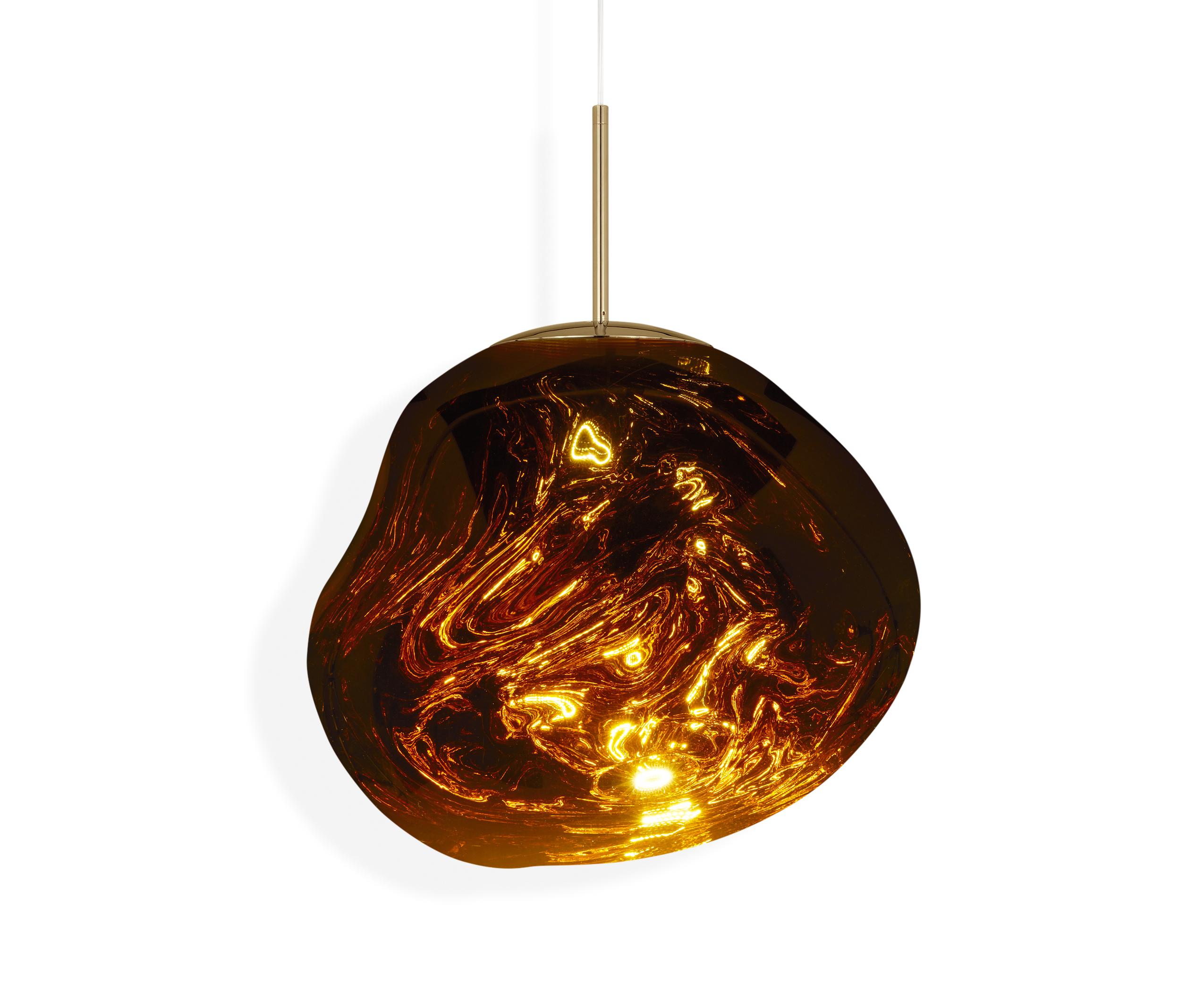 For Sale: Gold (melt gold.jpg) Melt LED Pendant Light by Tom Dixon 2