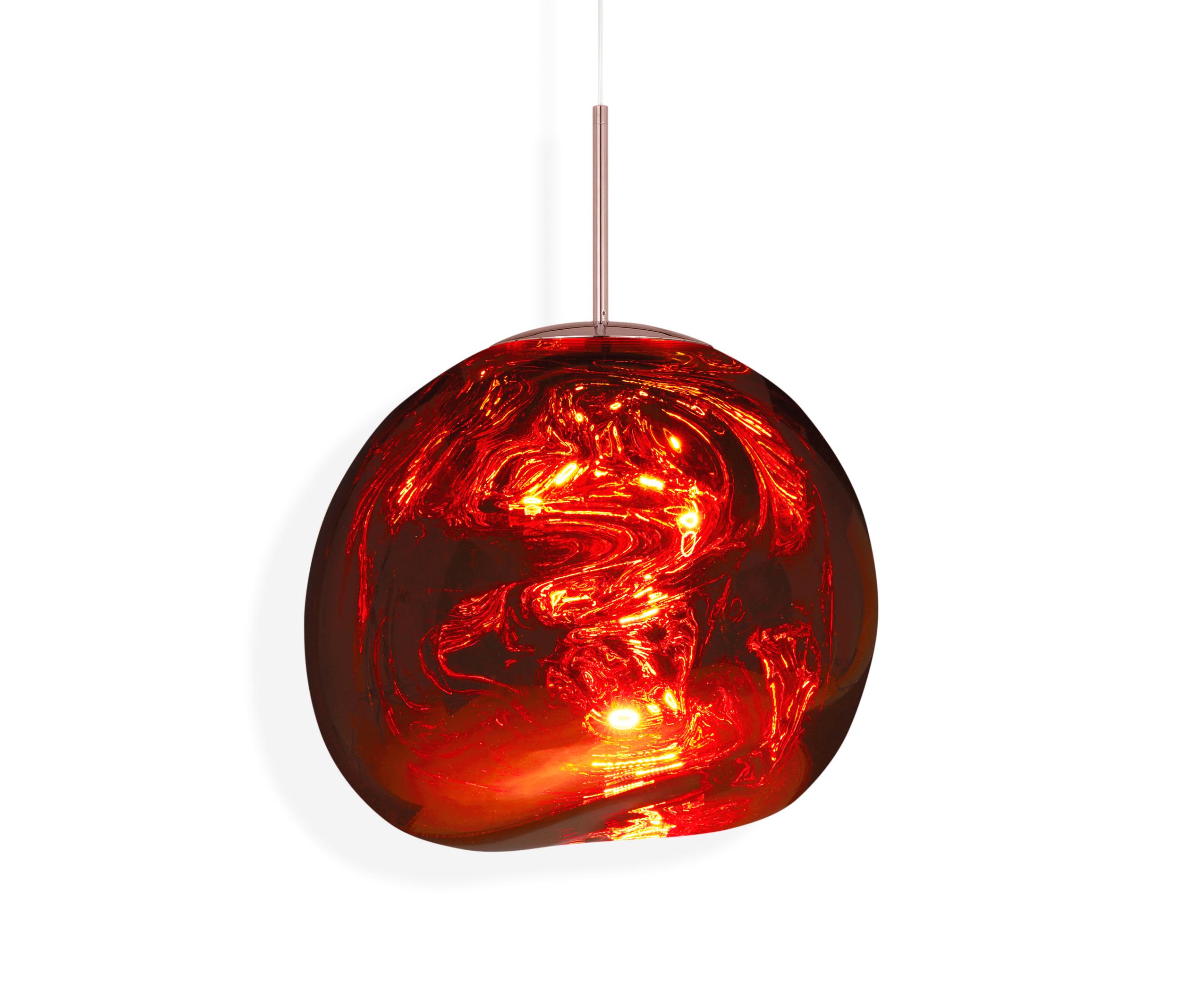 For Sale: Red (melt copper.jpg) Melt LED Pendant Light by Tom Dixon 2