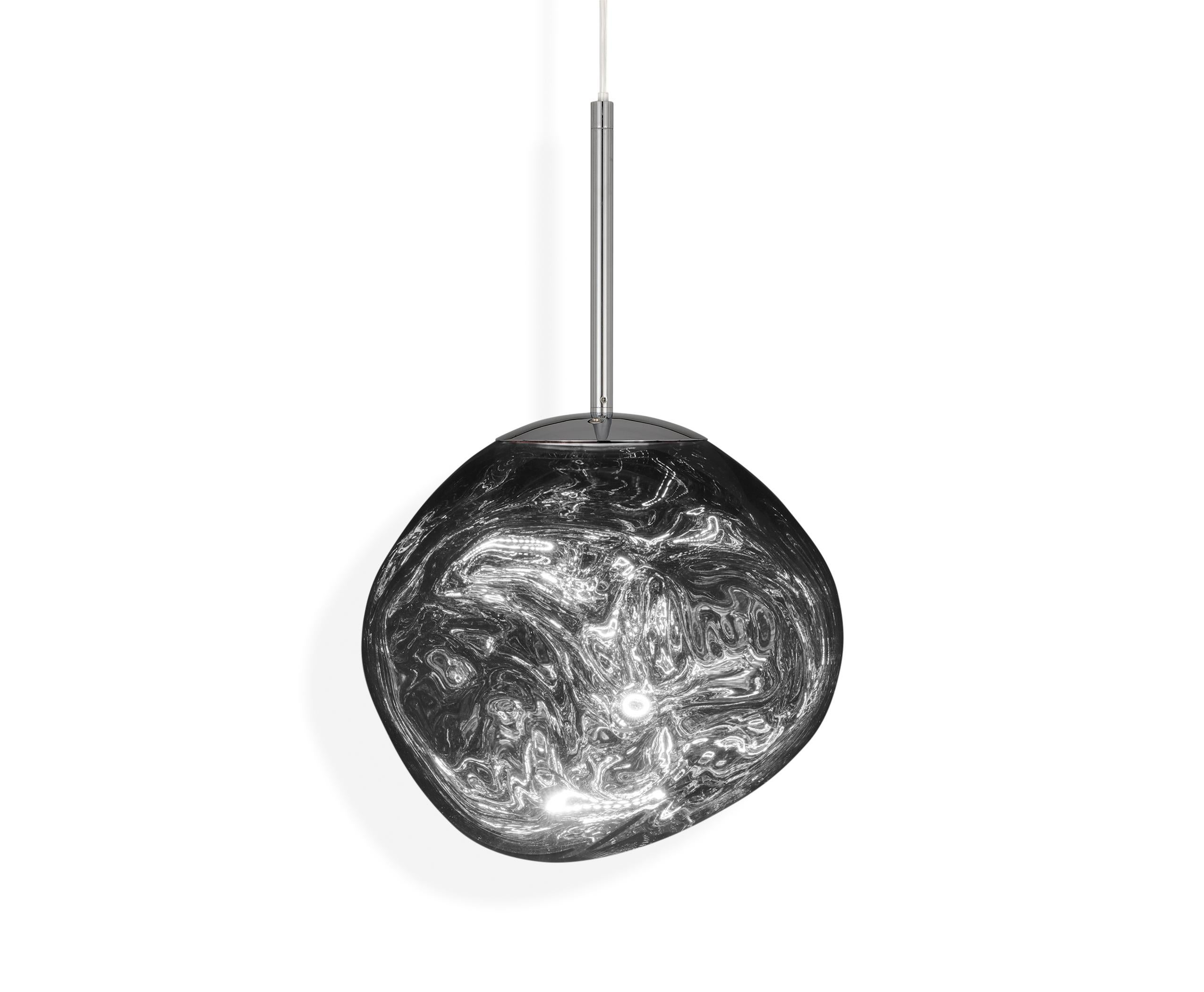 En vente : Gray (melt chrome.jpg) Mini lampe à suspension LED Melt de Tom Dixon 2