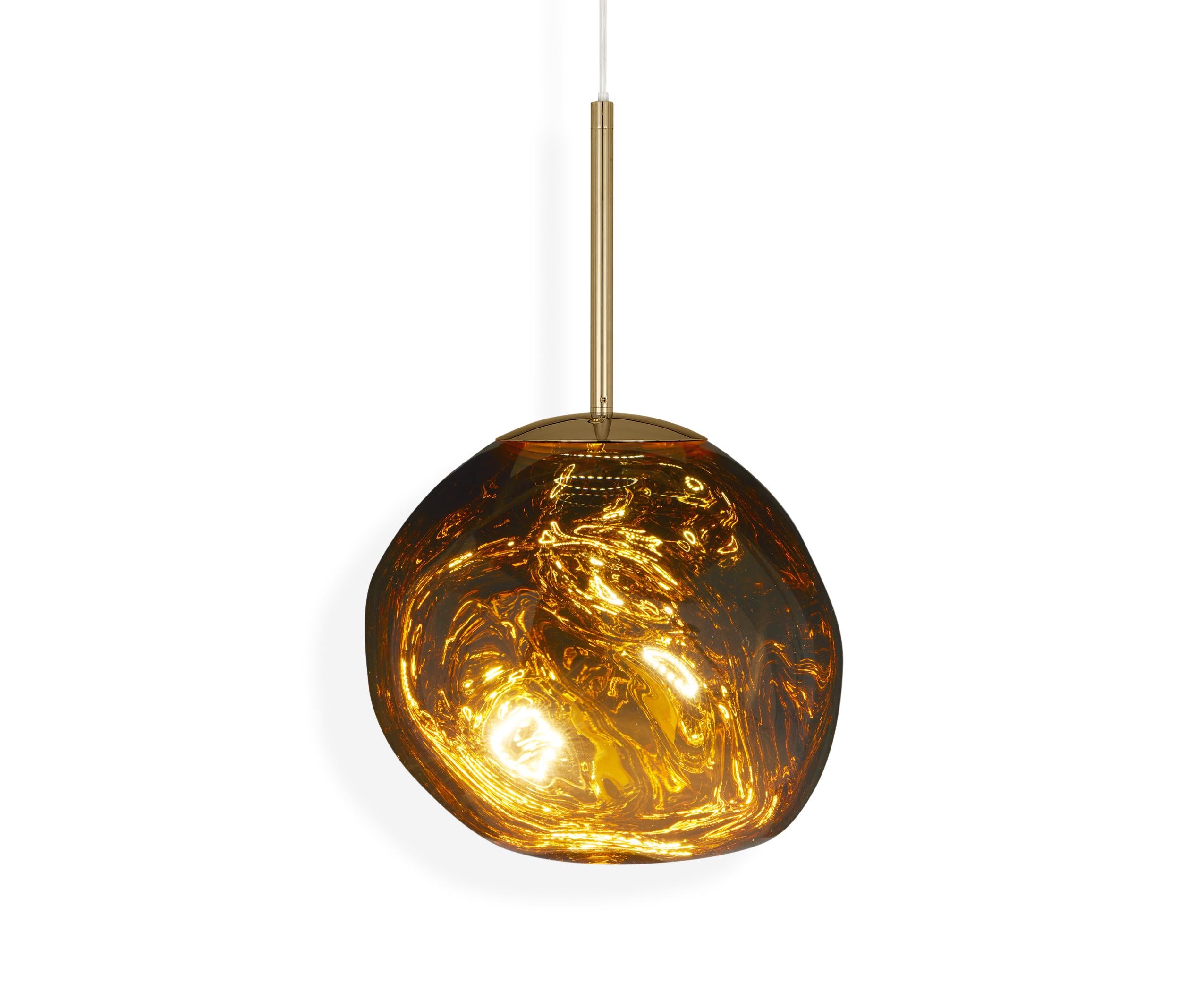 For Sale: Gold (melt gold.jpg) Melt Mini LED Pendant Light by Tom Dixon 2