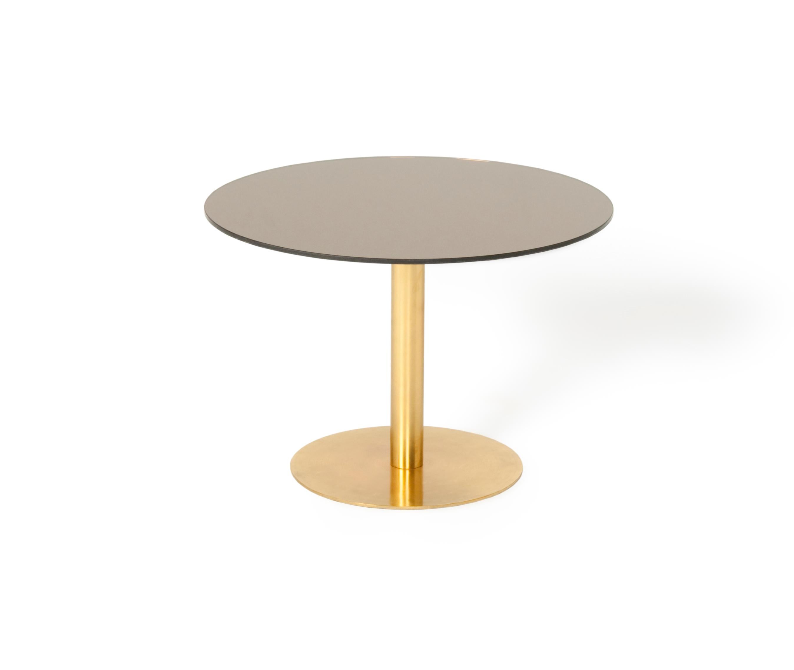 For Sale: Gold (brass.jpg) Flash Round Table by Tom Dixon 3