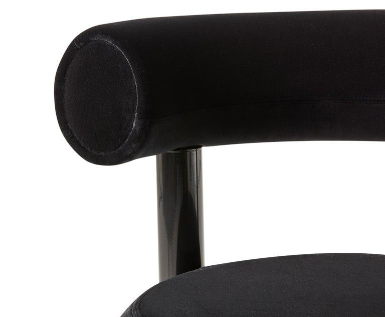 Black (cassia black.jpg) FAT Dining Chair with Black Legs by Tom Dixon 6