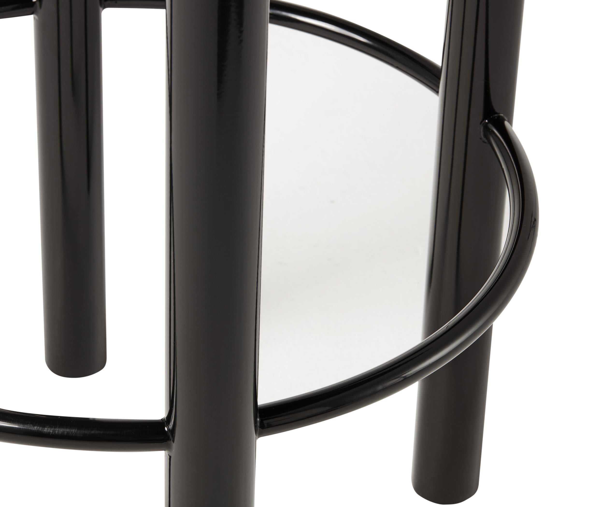 For Sale: Black (cassia black.jpg) FAT Barstool with Black legs by Tom Dixon 5
