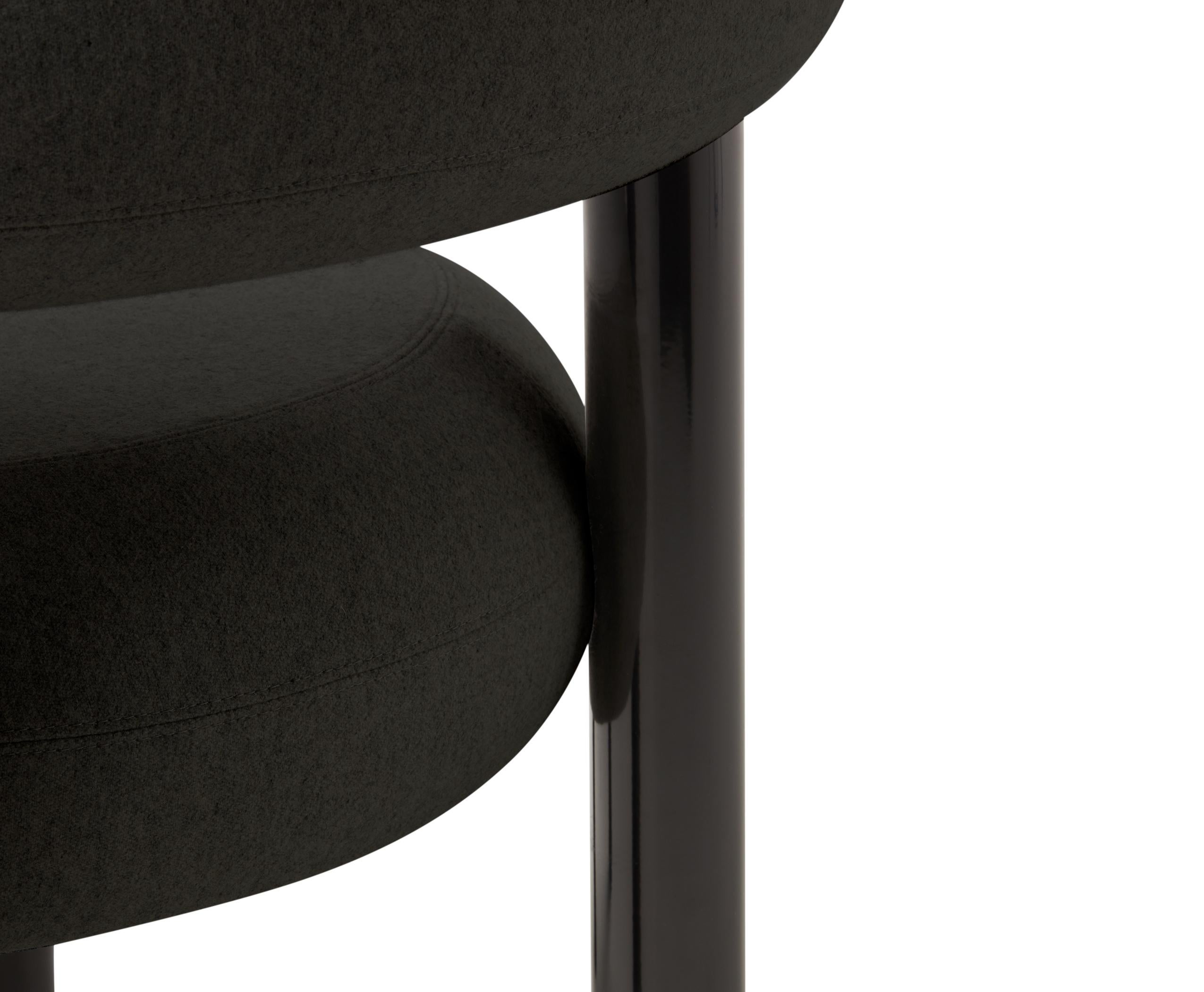 Black (Mollie Melton 0202.jpg) FAT Lounge Chair with Black Legs by Tom Dixon 7