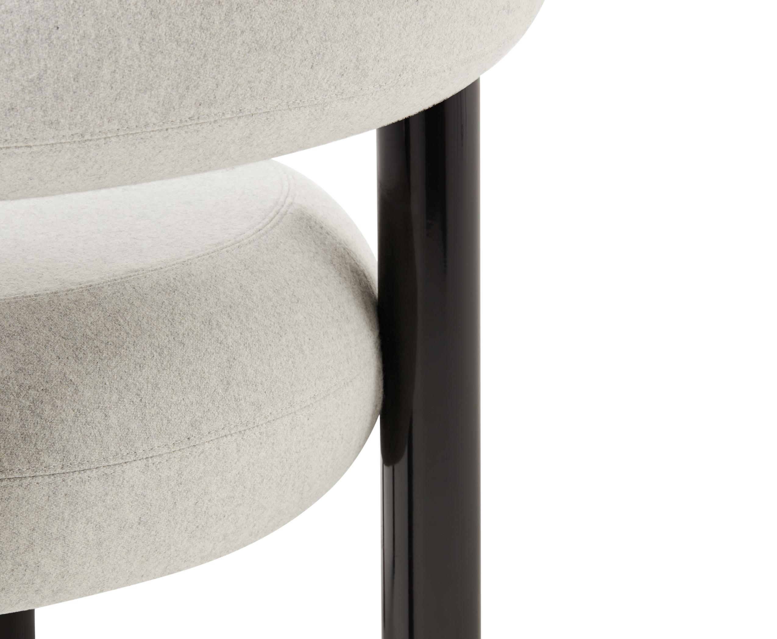 Gray (Mollie Melton 0103.jpg) FAT Lounge Chair with Black Legs by Tom Dixon 5
