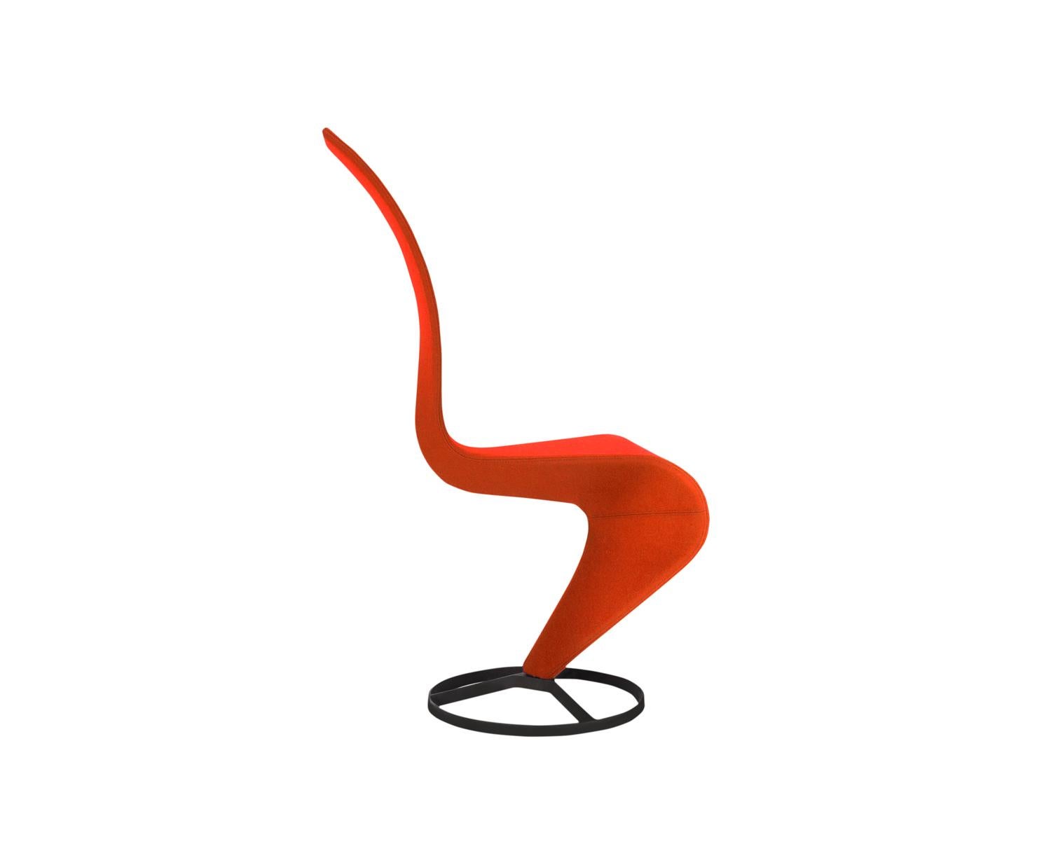 For Sale: Orange (HERO-551.jpg) S Chair with Cast Iron Base by Tom Dixon 3