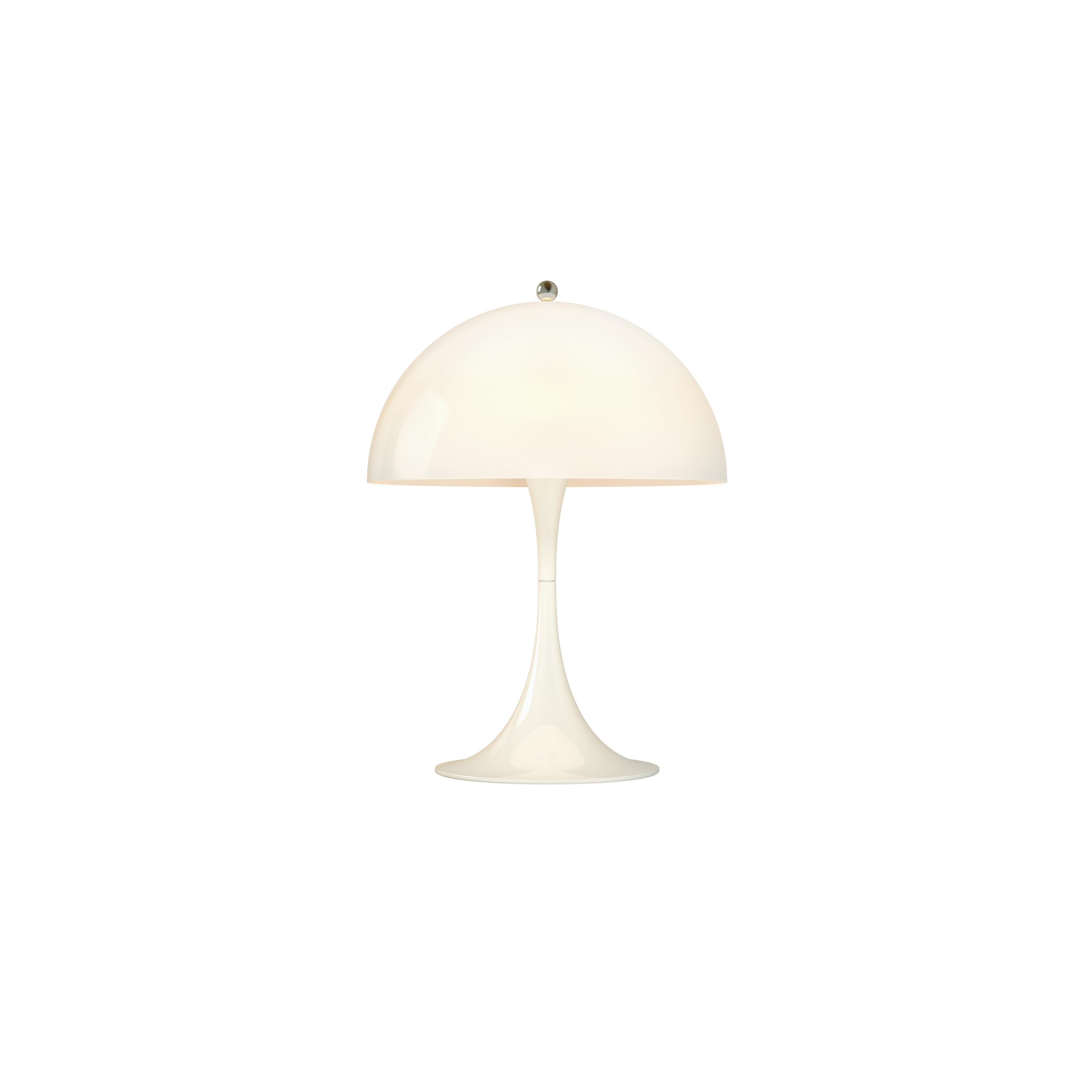 For Sale: White (opal.jpg) Louis Poulsen Panthella 250 Table Lamp by Verner Panton