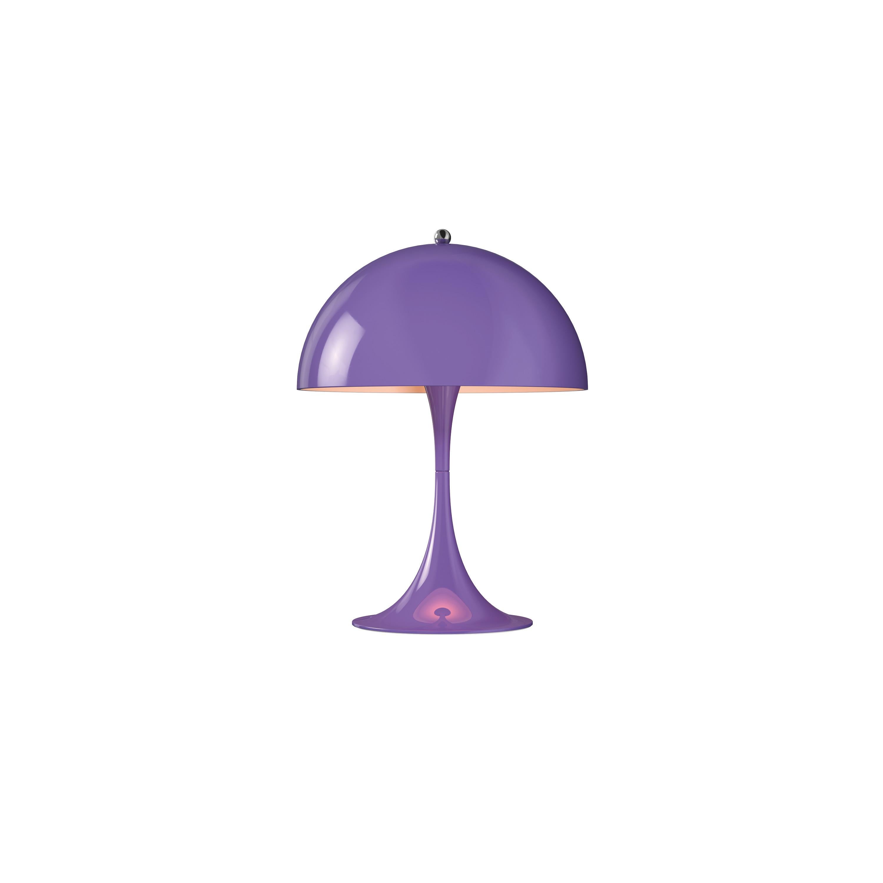 Im Angebot: Louis Poulsen Panthella 250, Tischlampe von Verner Panton, Violett (violet.jpg)