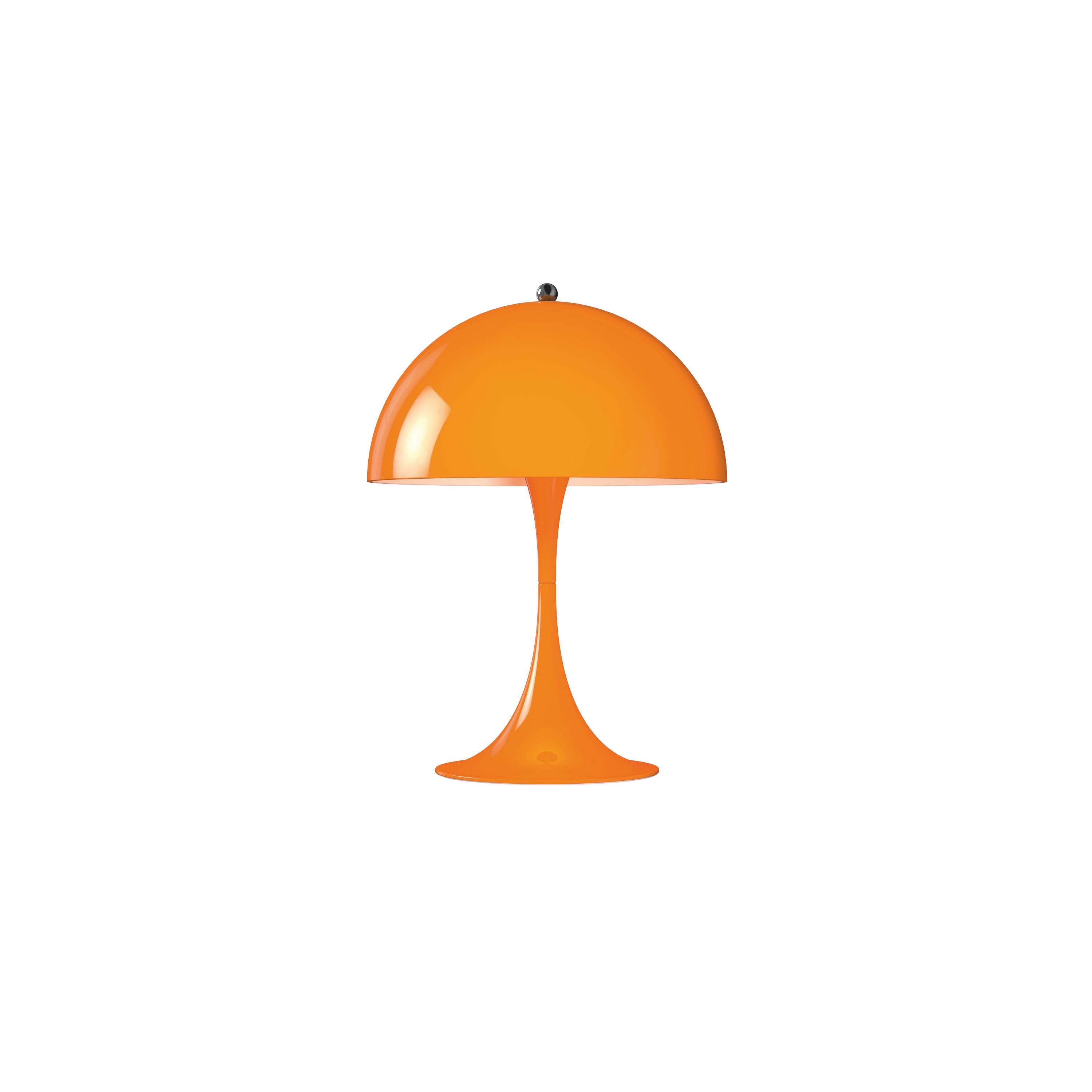 Im Angebot: Louis Poulsen Panthella 250, Tischlampe von Verner Panton, Orange (orange.jpg)