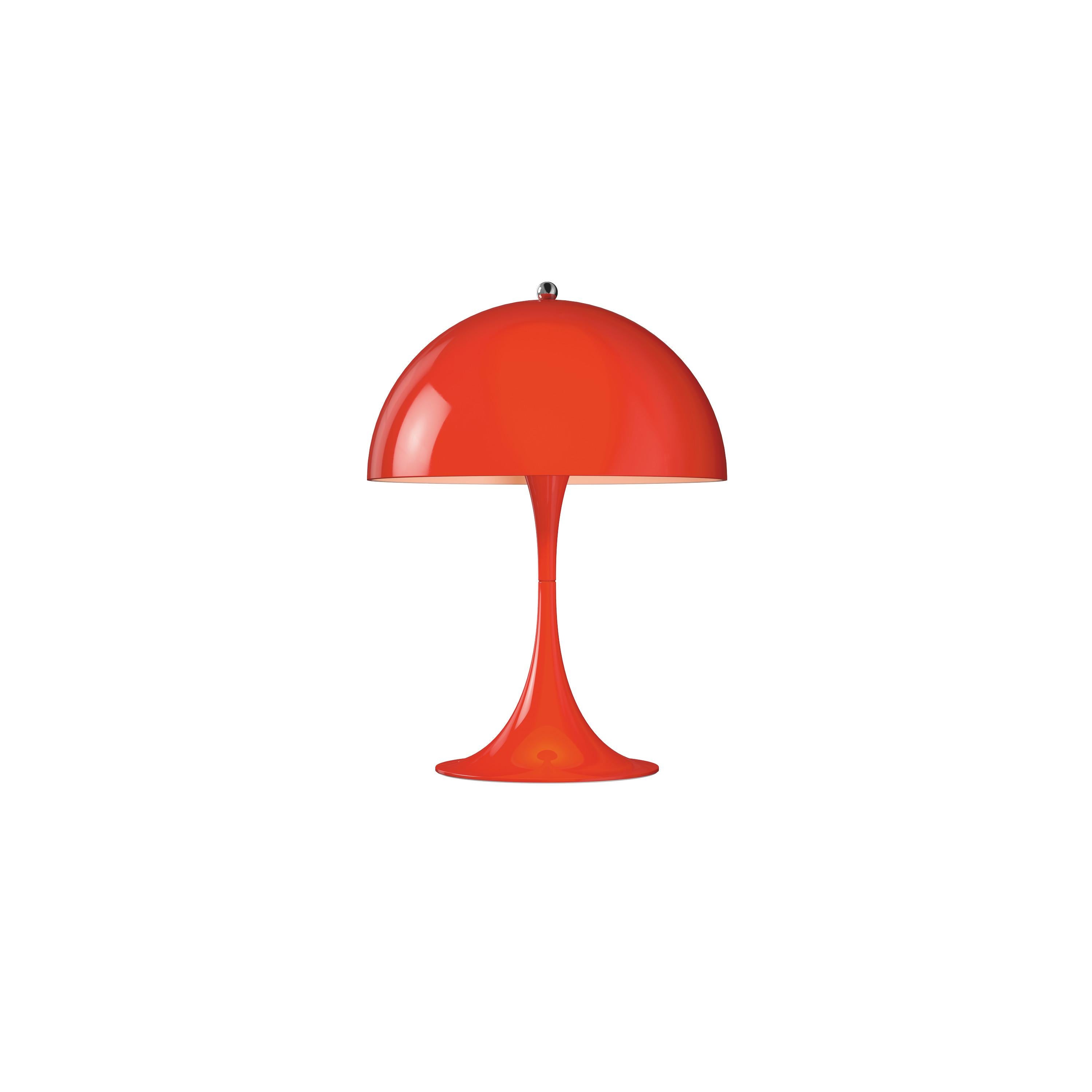 Im Angebot: Louis Poulsen Panthella 250, Tischlampe von Verner Panton, Rot (red.jpg)