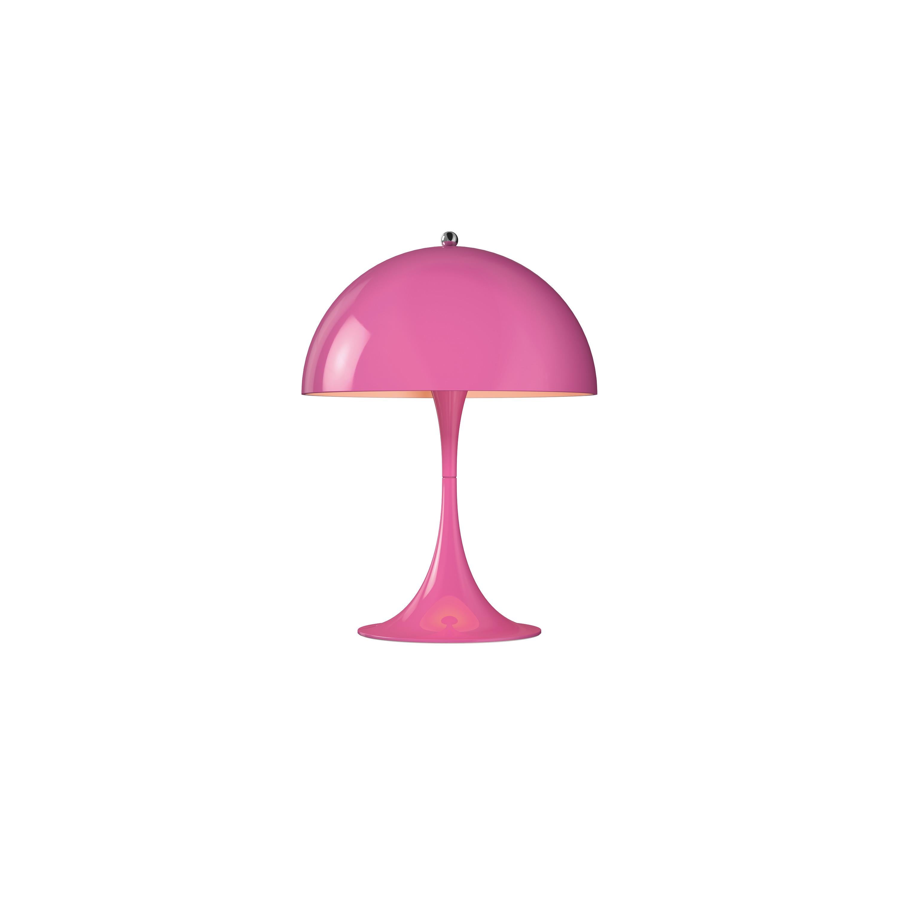 Im Angebot: Louis Poulsen Panthella 250, Tischlampe von Verner Panton, Pink (pink.jpg)