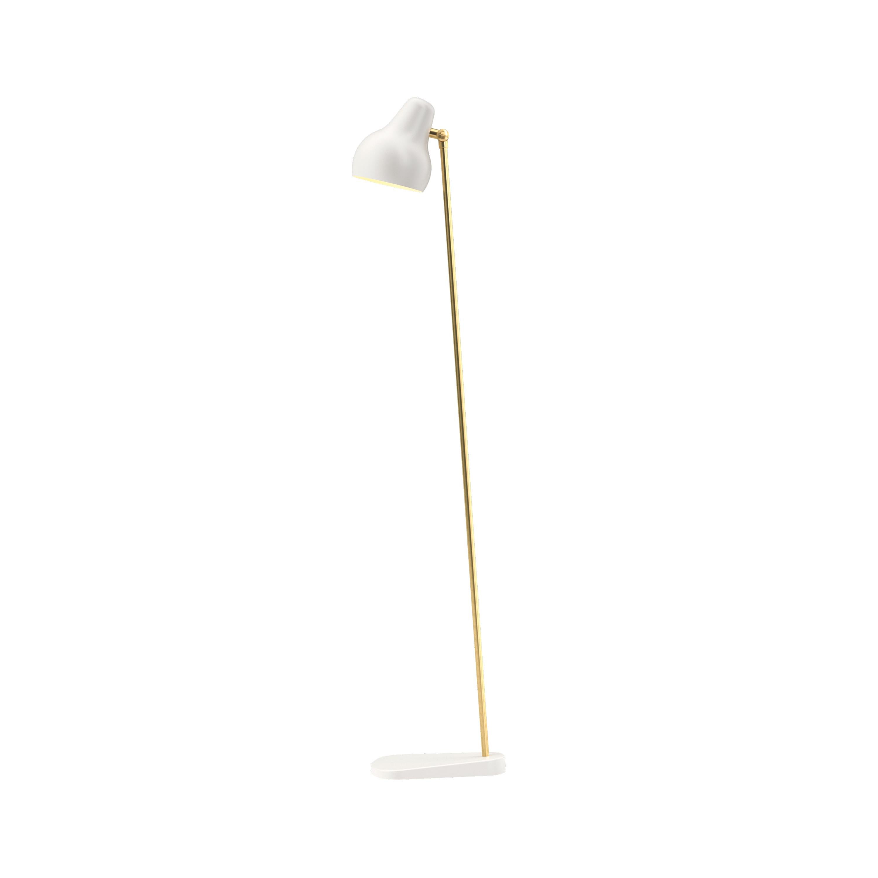 For Sale: White (white.jpg) Louis Poulsen VL38 Floor Lamp by Vilhelm Lauritzen
