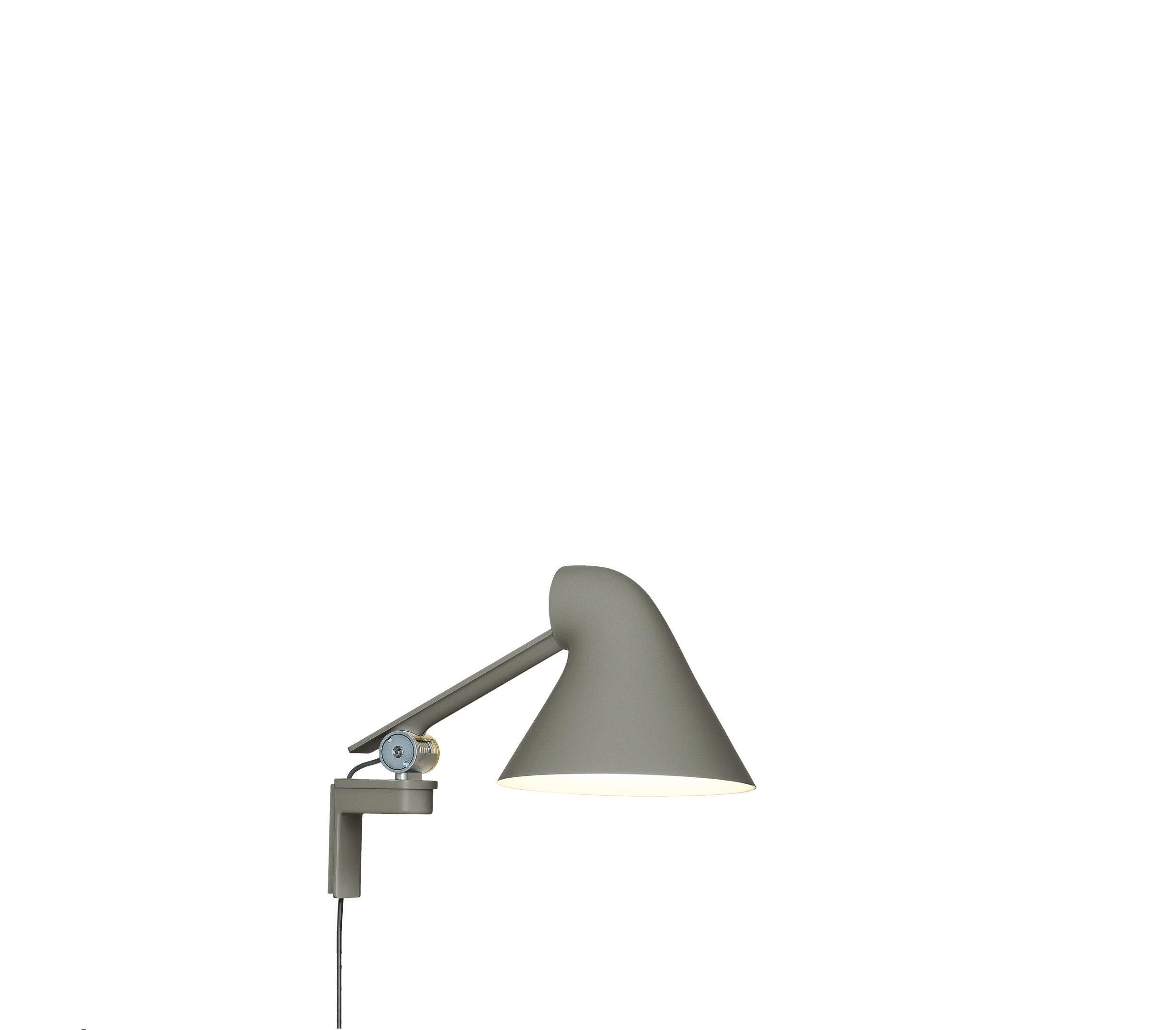For Sale: Gray (dark aluminum grey.jpg) Louis Poulsen NJP Wall Short Lamp by Nendo, Oki Sato
