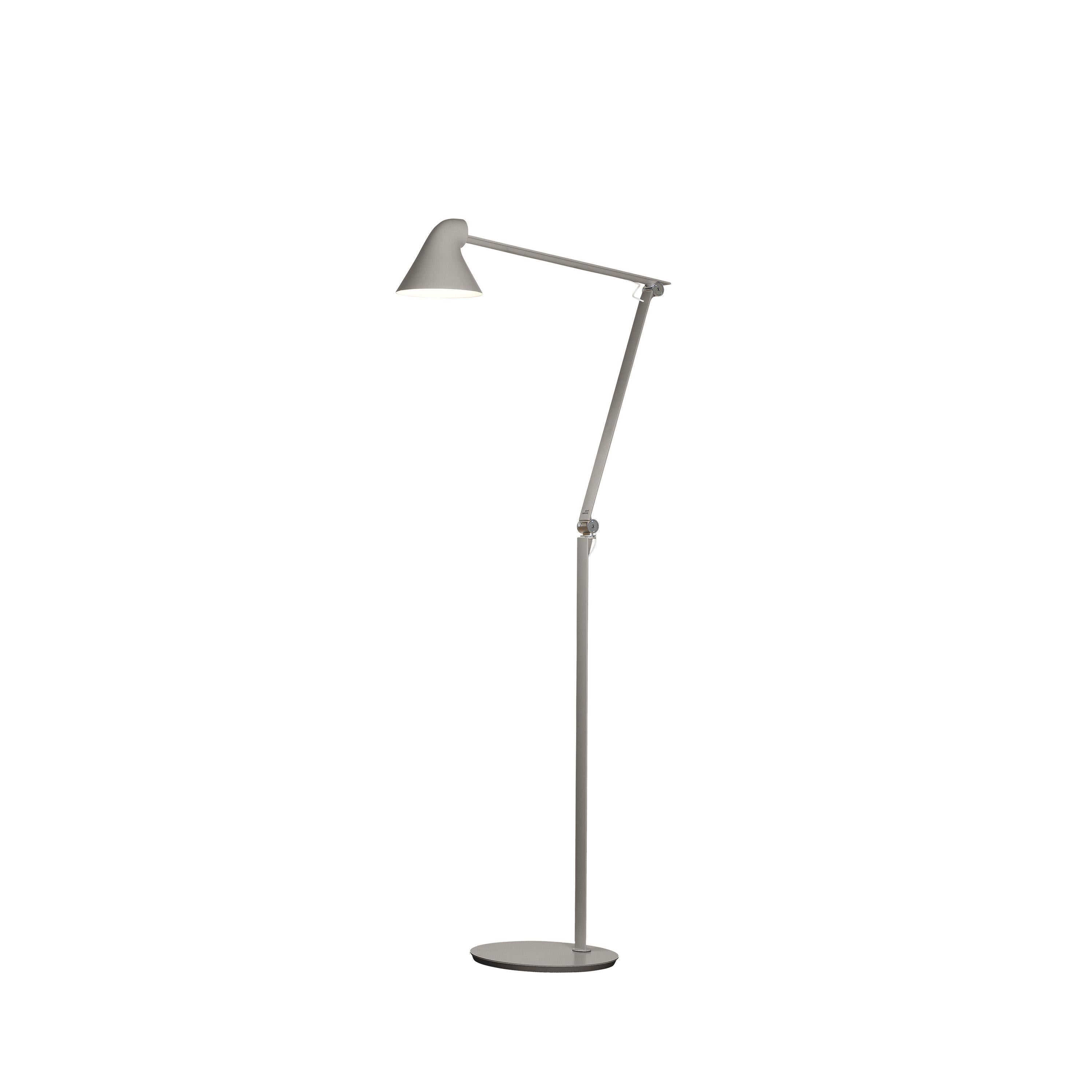 For Sale: Gray (light aluminum grey.jpg) Louis Poulsen NJP Floor Lamp by Nendo, Oki Sato