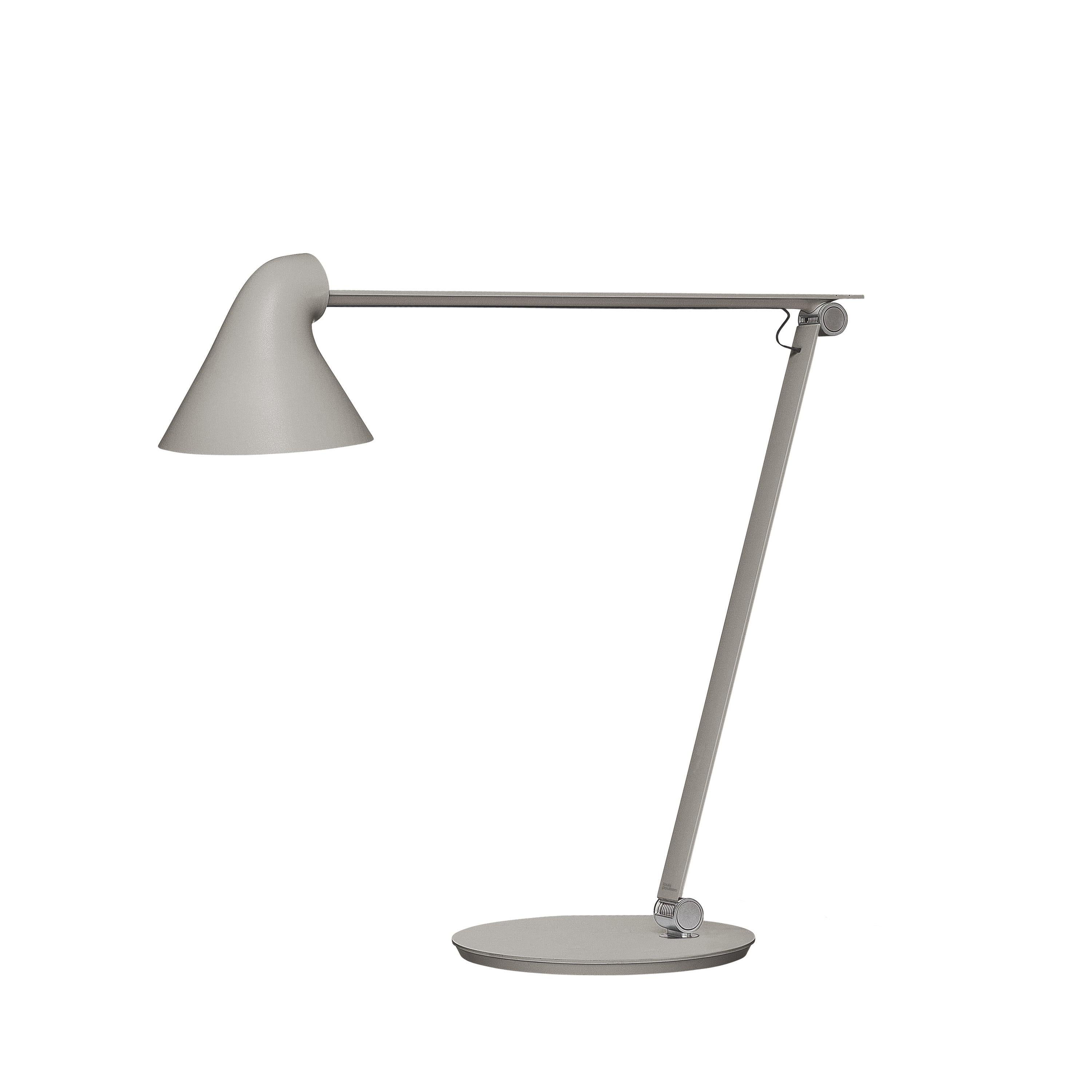 For Sale: Gray (light aluminum grey.jpg) Louis Poulsen NJP Table Lamp by Nendo, Oki Sato
