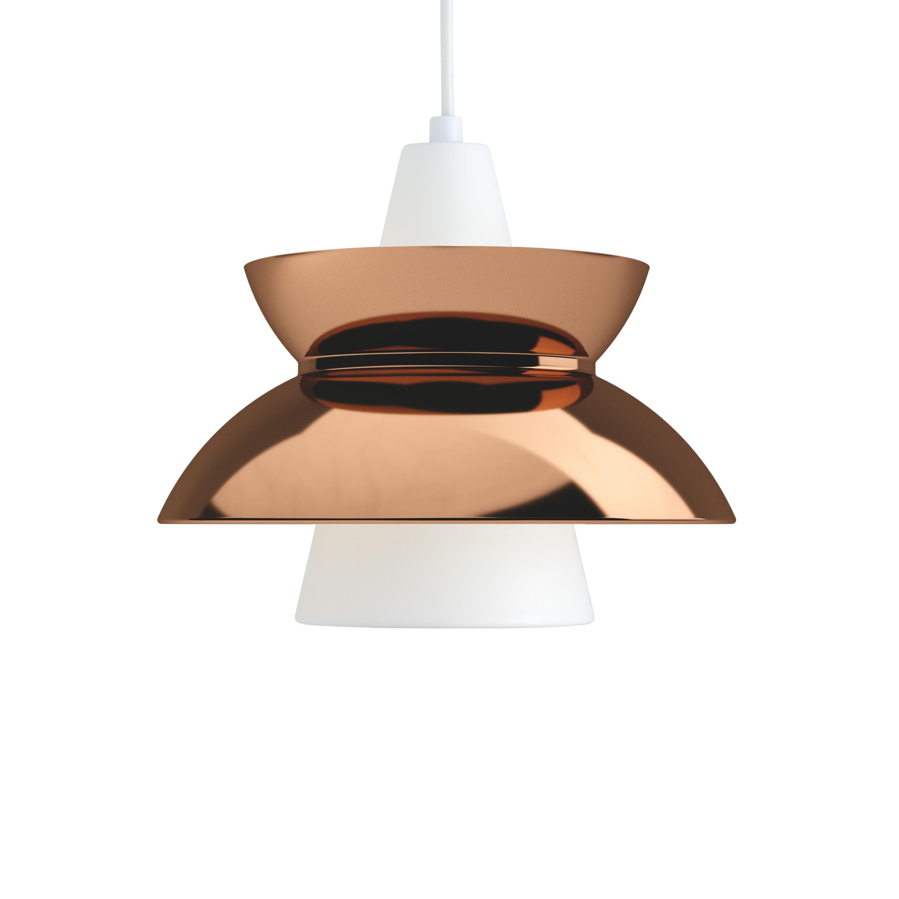 En vente : Orange (copper.jpg) Lampe à suspension Doo-Wop de Louis Poulsen