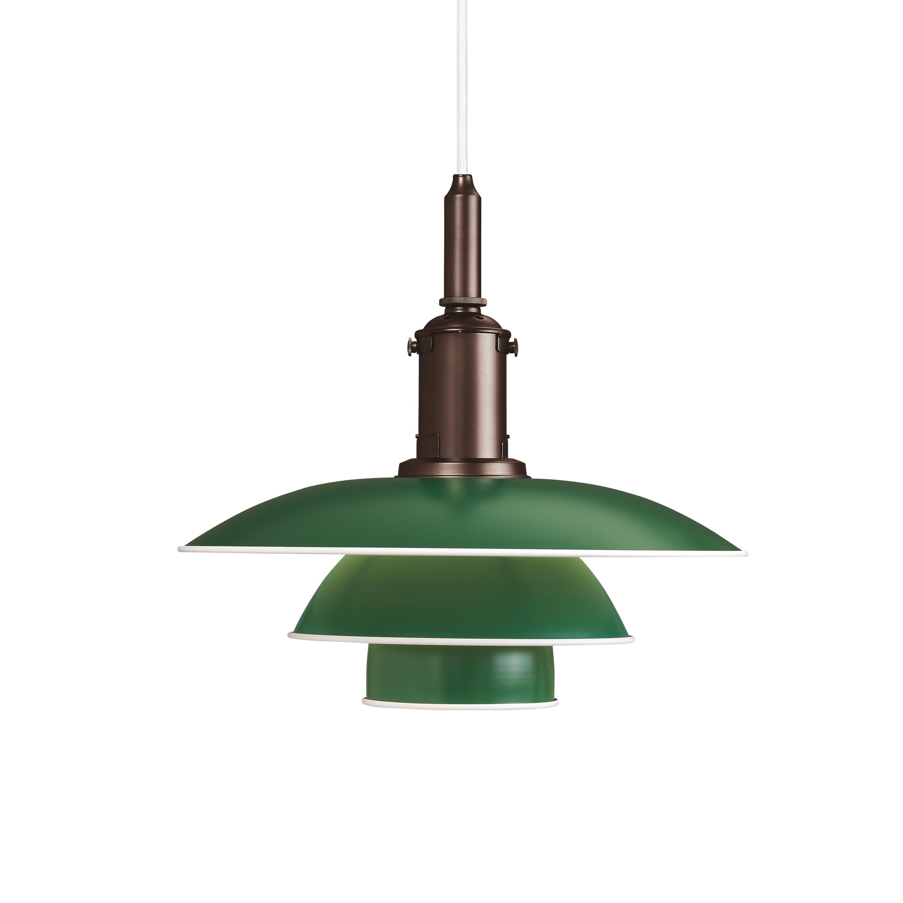 For Sale: Green (green.jpg) Louis Poulsen PH 3½-3 Color Pendant by Poul Henningsen
