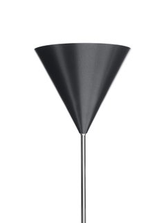 Azucena Imbuto Floor Lamp in Black Cone by Luigi Caccia Dominioni
