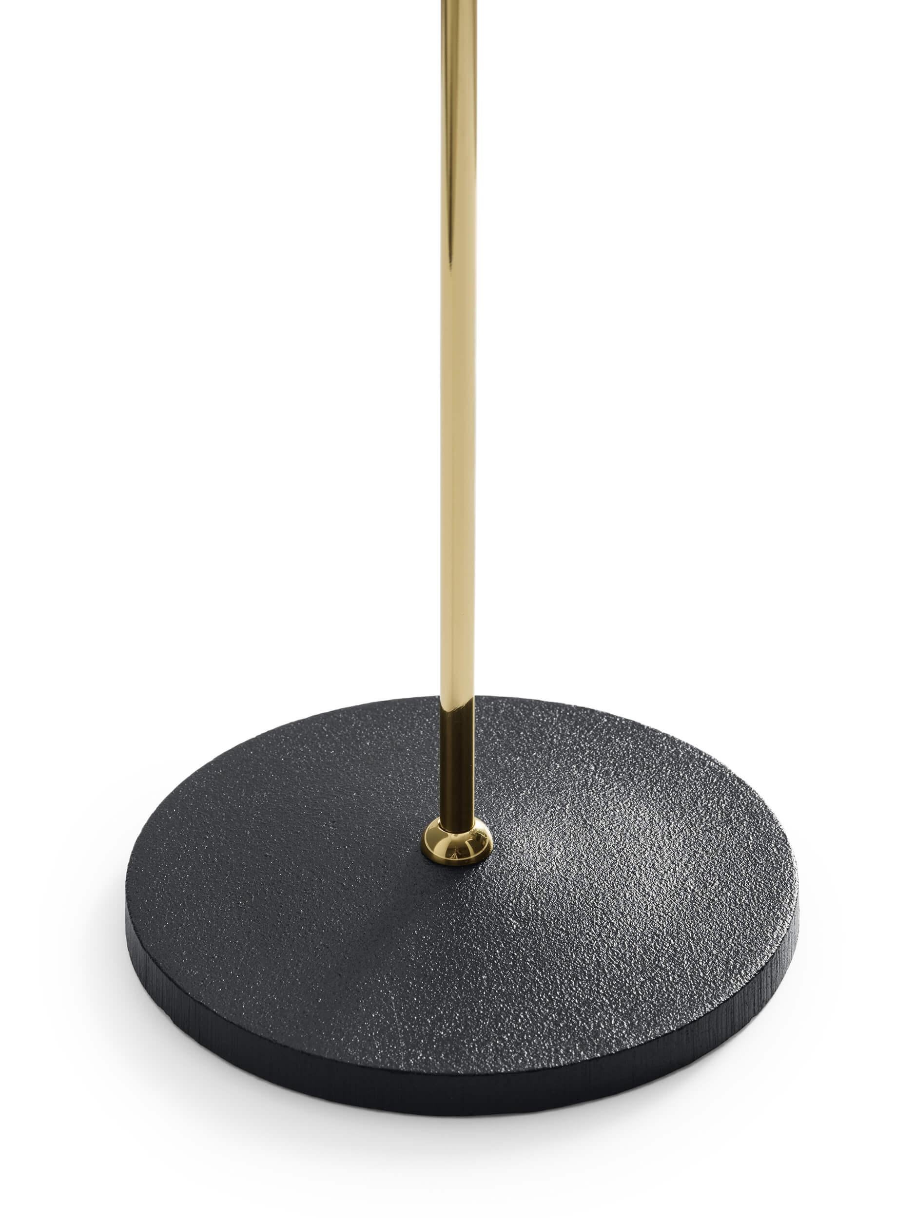 For Sale: Brown (0580T - Brass Finish) Azucena Monachella Floor Lamp by Luigi Caccia Dominioni 2