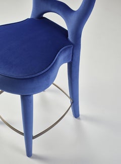 Promemoria Bilou Bilou Stool Covered in Fabric by Romeo Sozzi