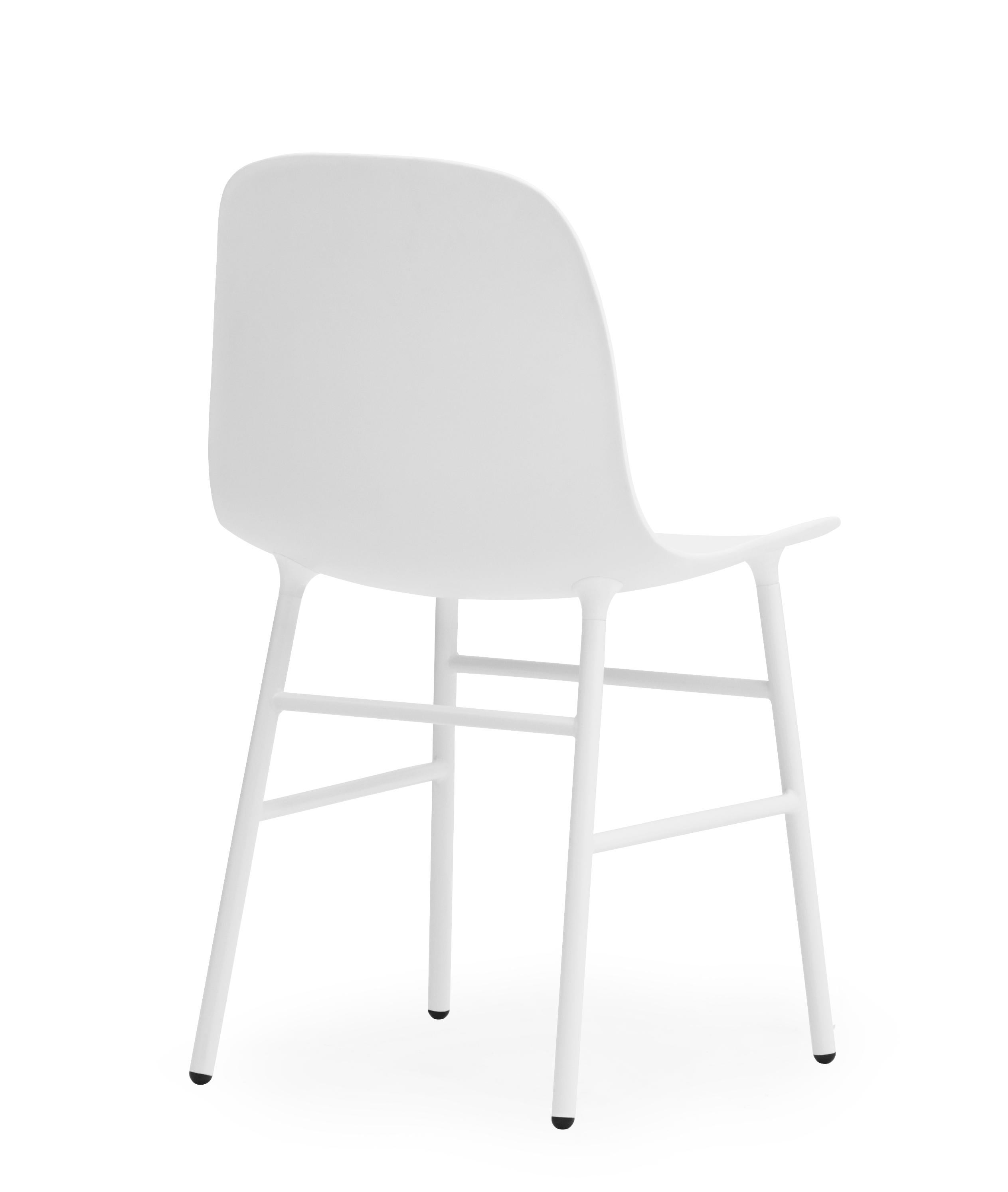 For Sale: White (Form White) Normann Copenhagen Form Chair in Steel by Simon Legald 4